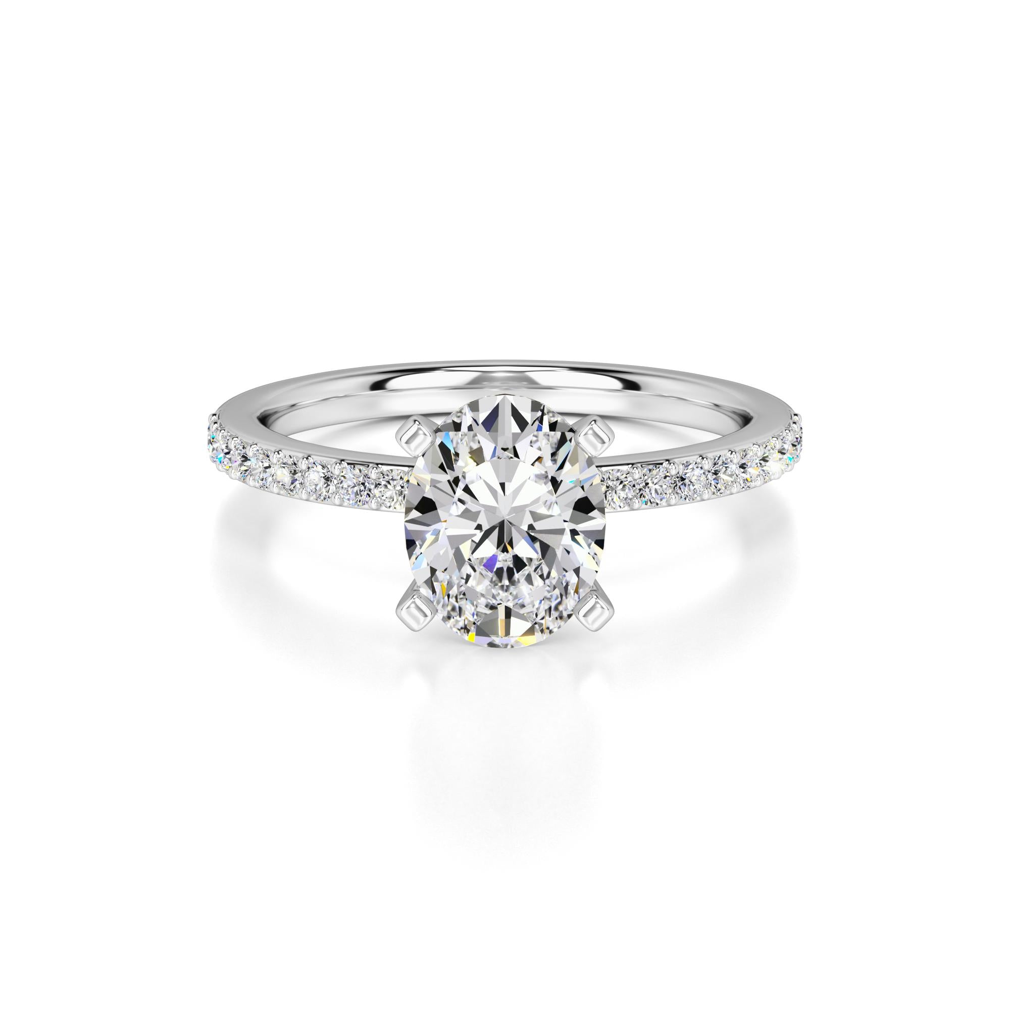 Michelle Lab Grown Diamond Ring | White Gold | 1
