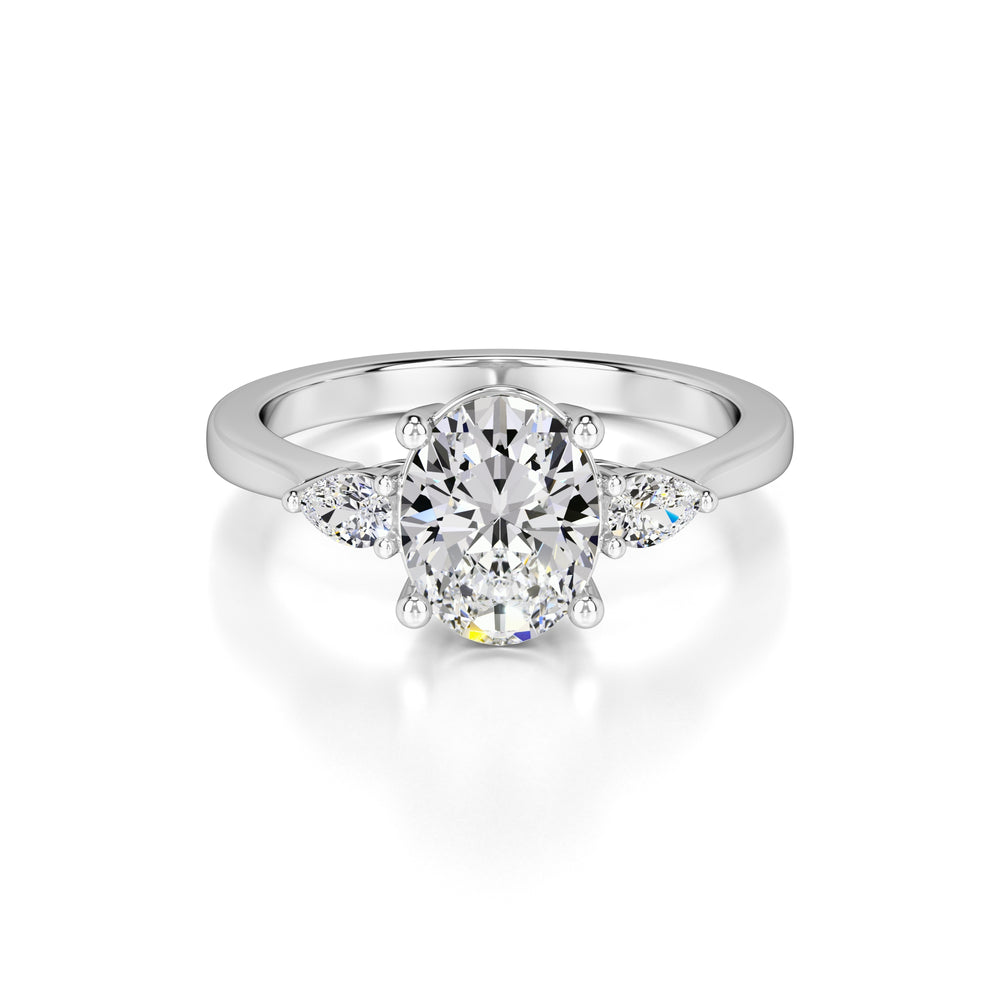 Zara Lab Grown Diamond Ring | White Gold | 1