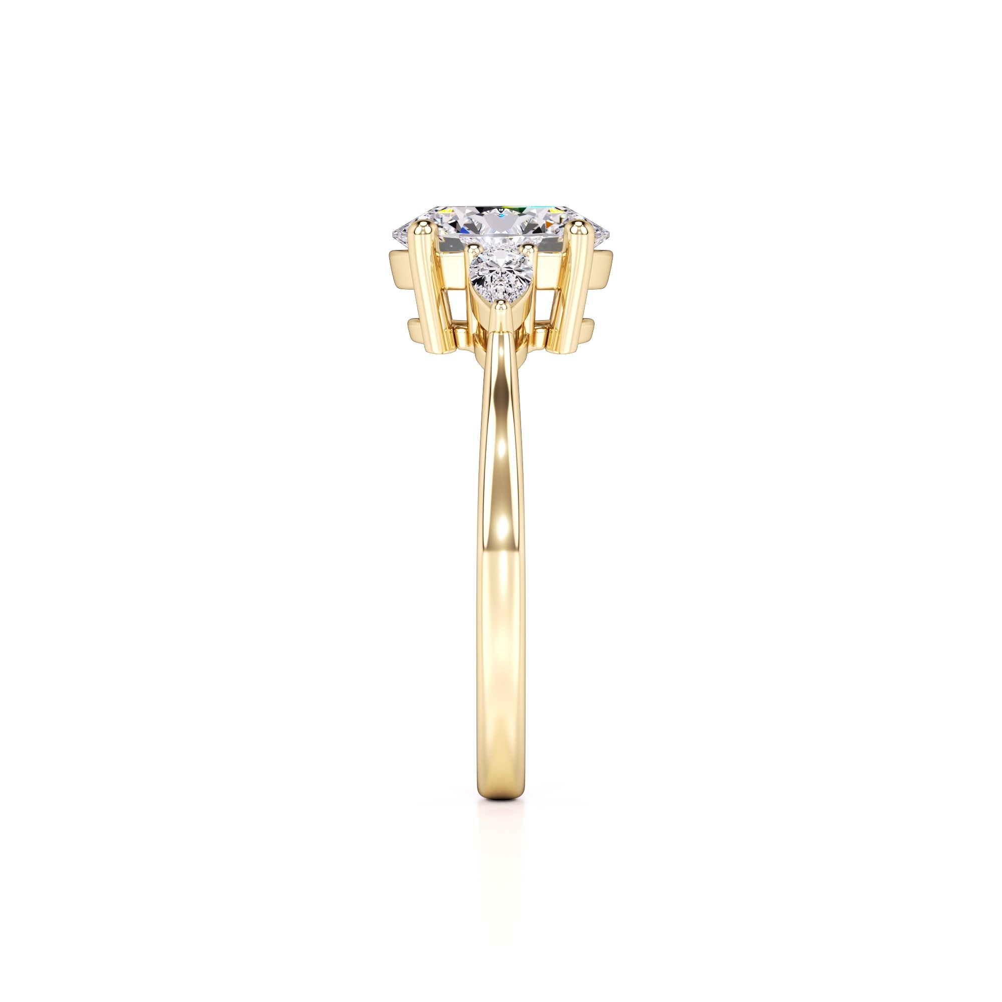 Zara Lab Grown Diamond Ring | Yellow Gold | 4
