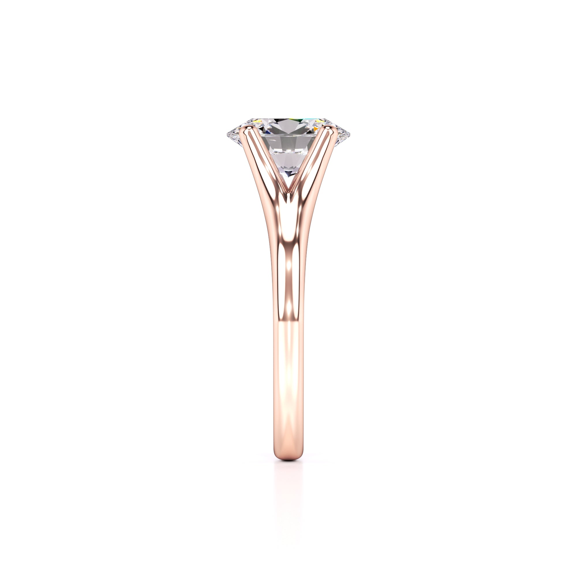 Brianna Lab Grown Diamond Ring | Rose Gold | 4