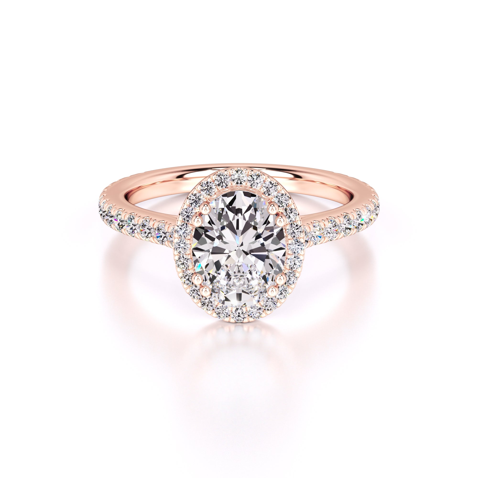 Clara Lab Grown Diamond Ring | Rose Gold | 1