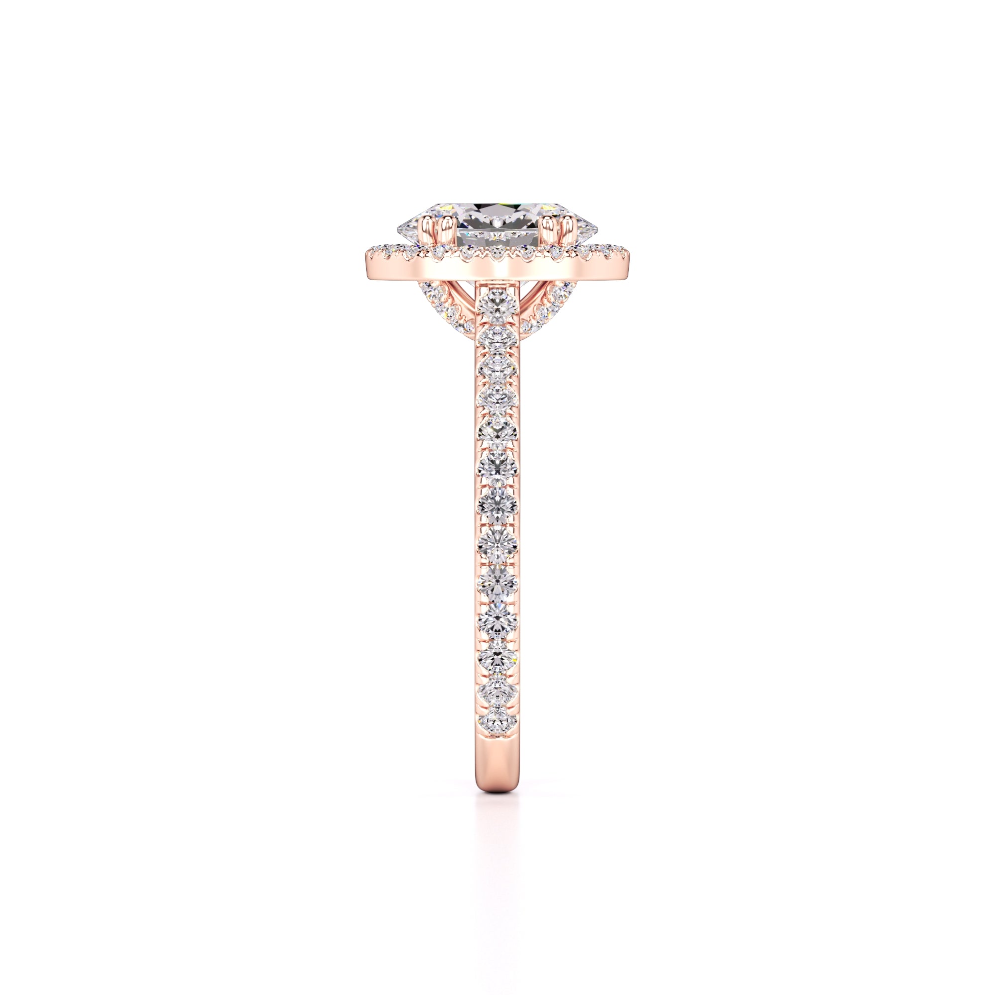 Clara Lab Grown Diamond Ring | Rose Gold | 4