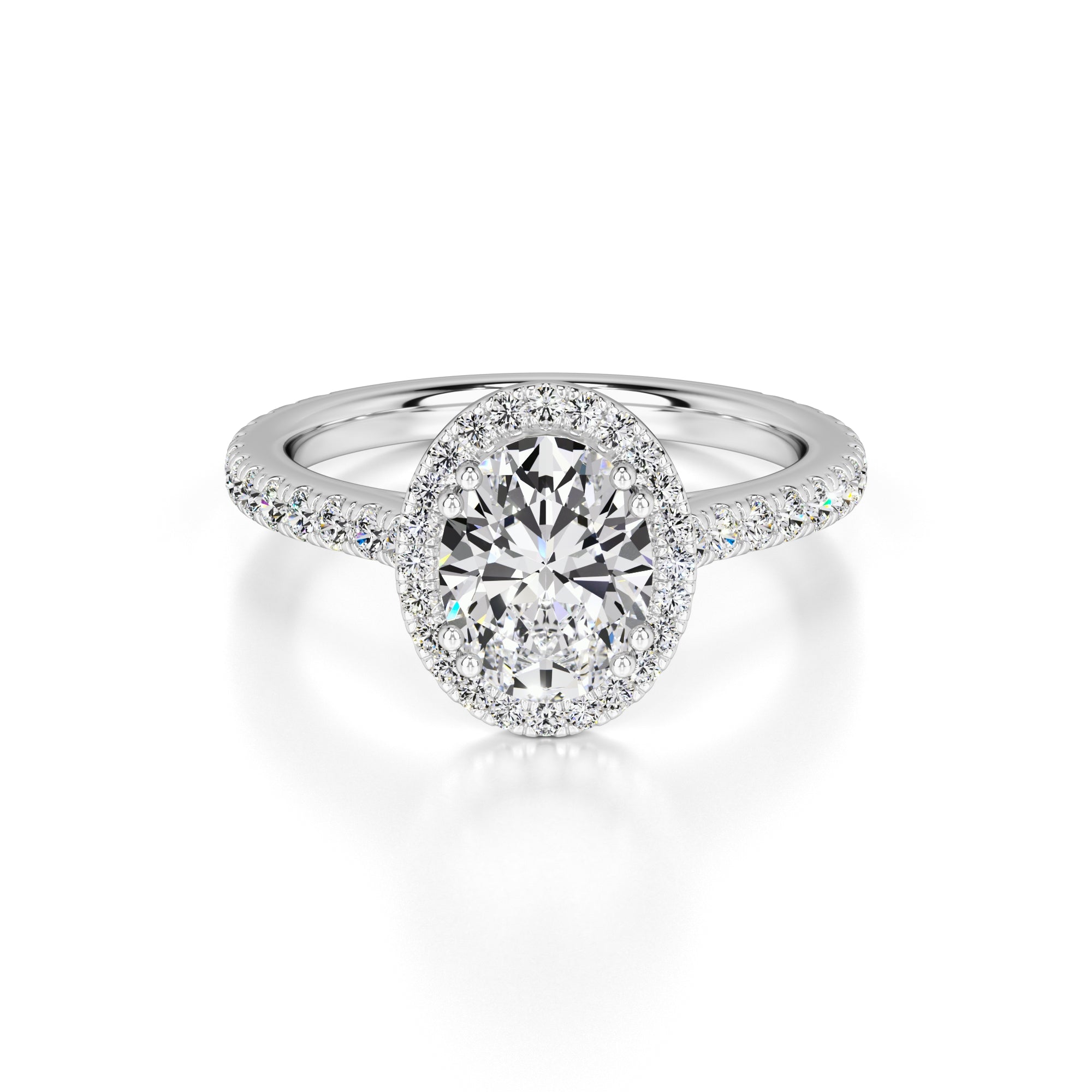 Clara Lab Grown Diamond Ring | White Gold | 1