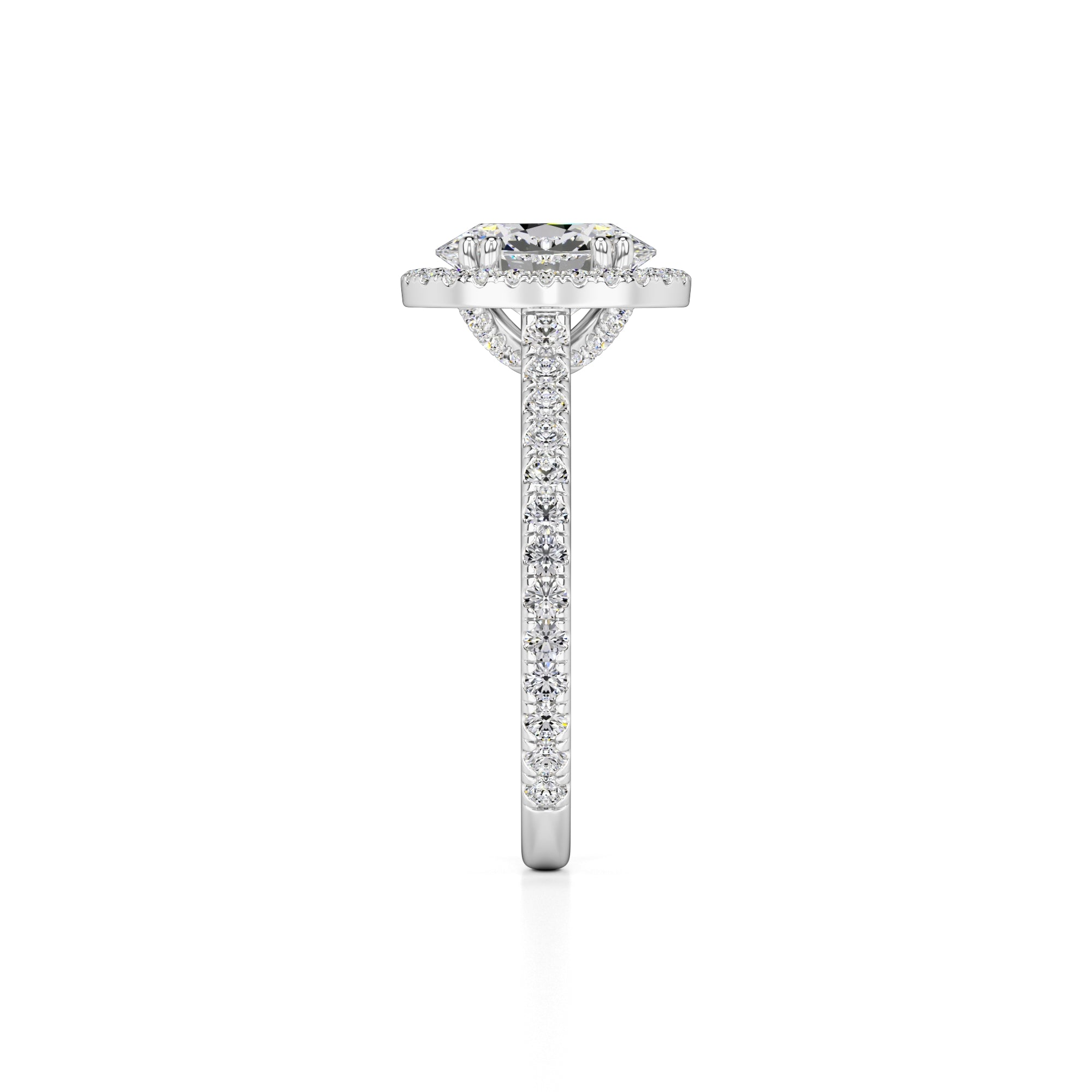 Clara Lab Grown Diamond Ring | White Gold | 4