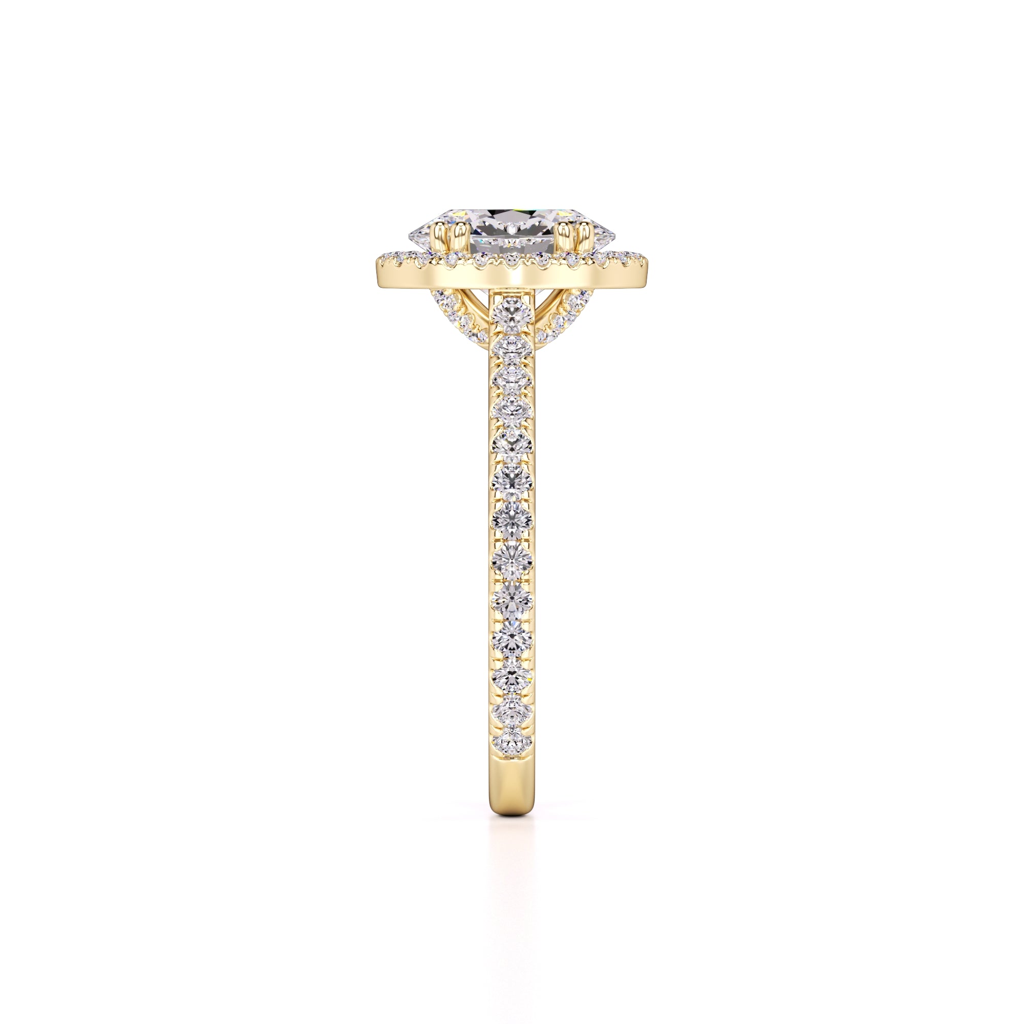 Clara Lab Grown Diamond Ring | Yellow Gold | 4