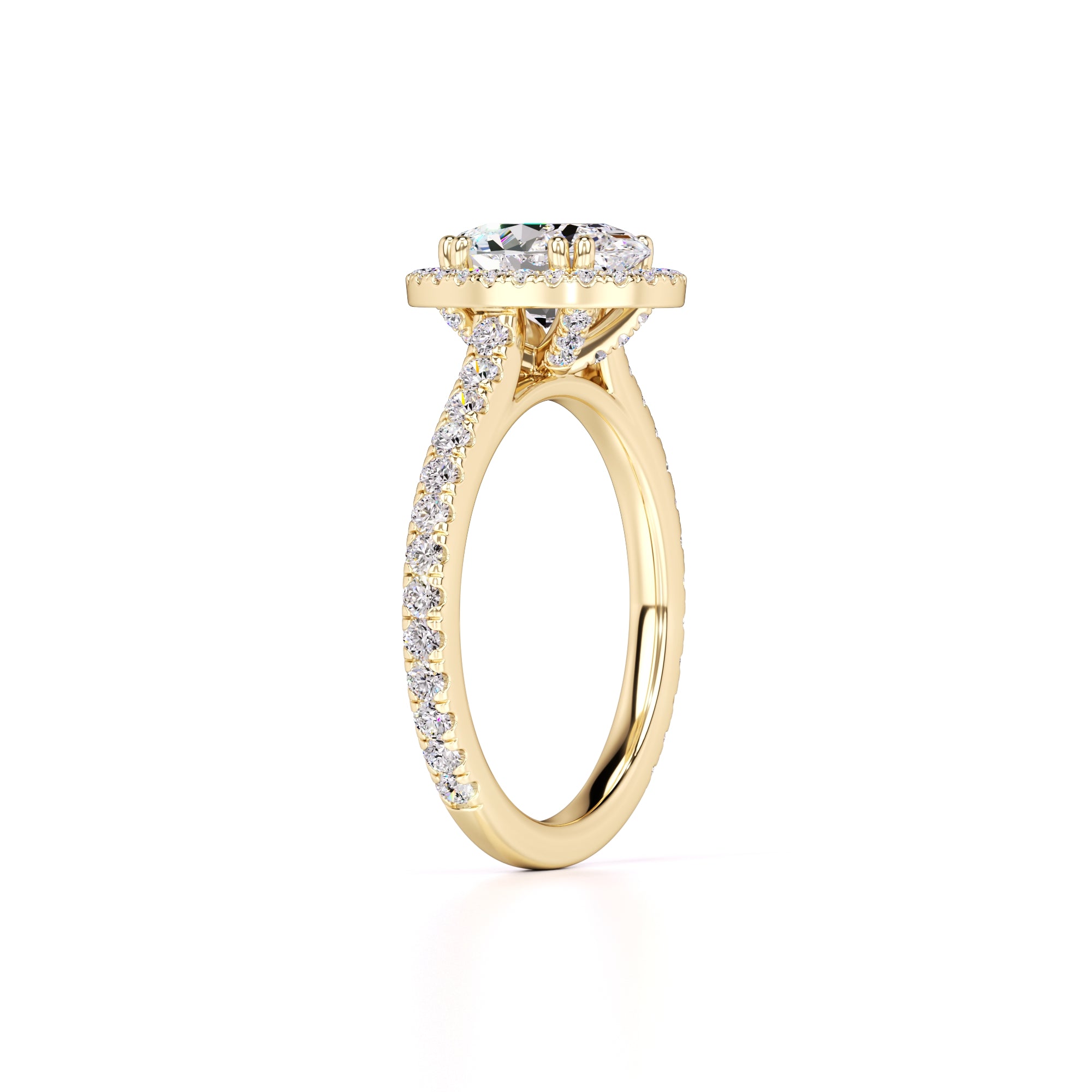 Clara Lab Grown Diamond Ring | Yellow Gold | 3