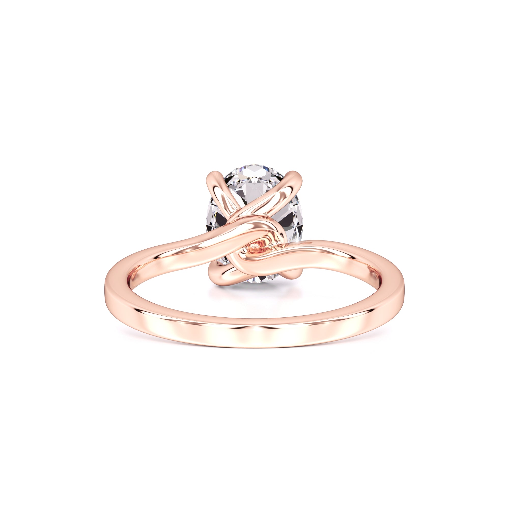Diana Moissanite Ring | Rose Gold | 3