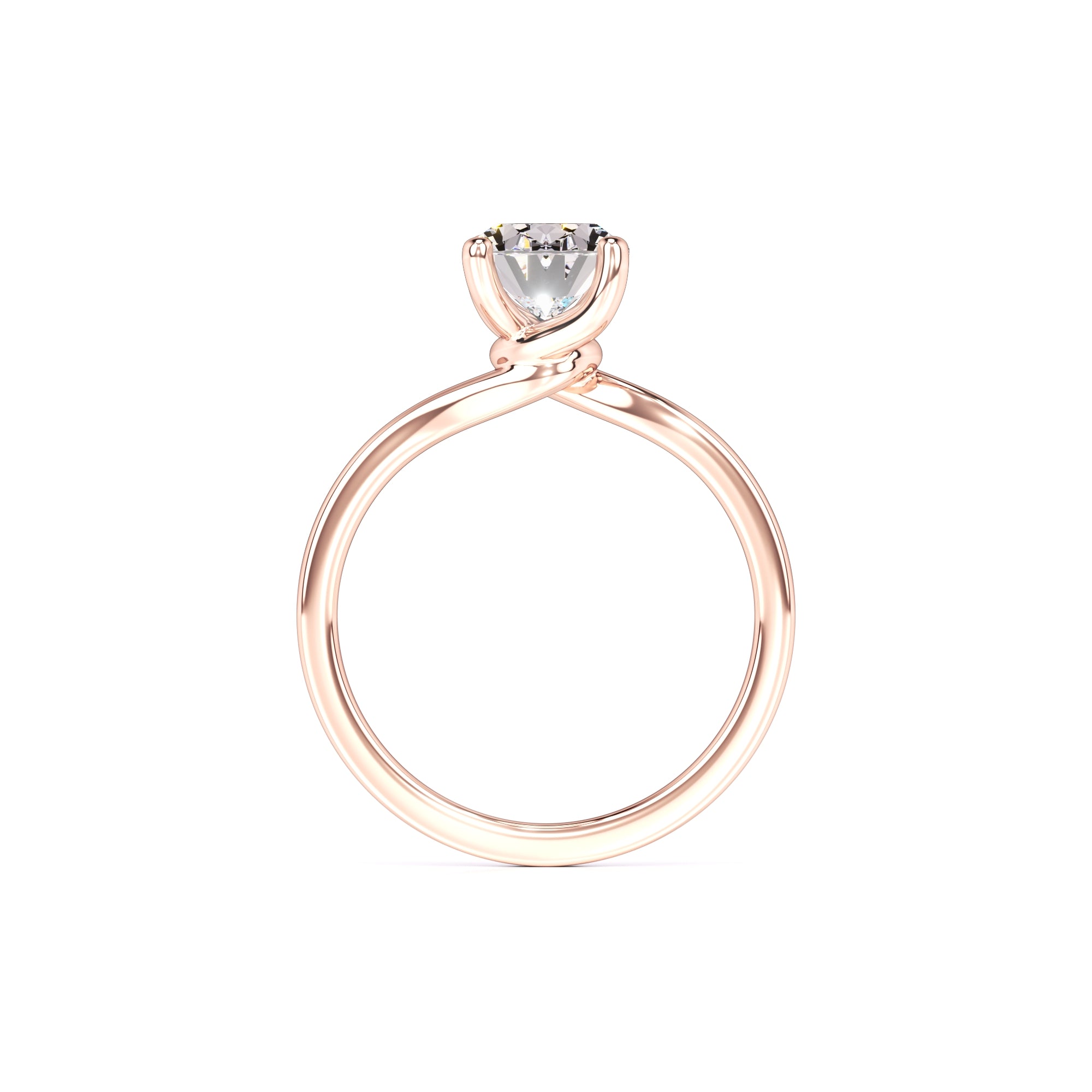 Diana Moissanite Ring | Rose Gold | 4
