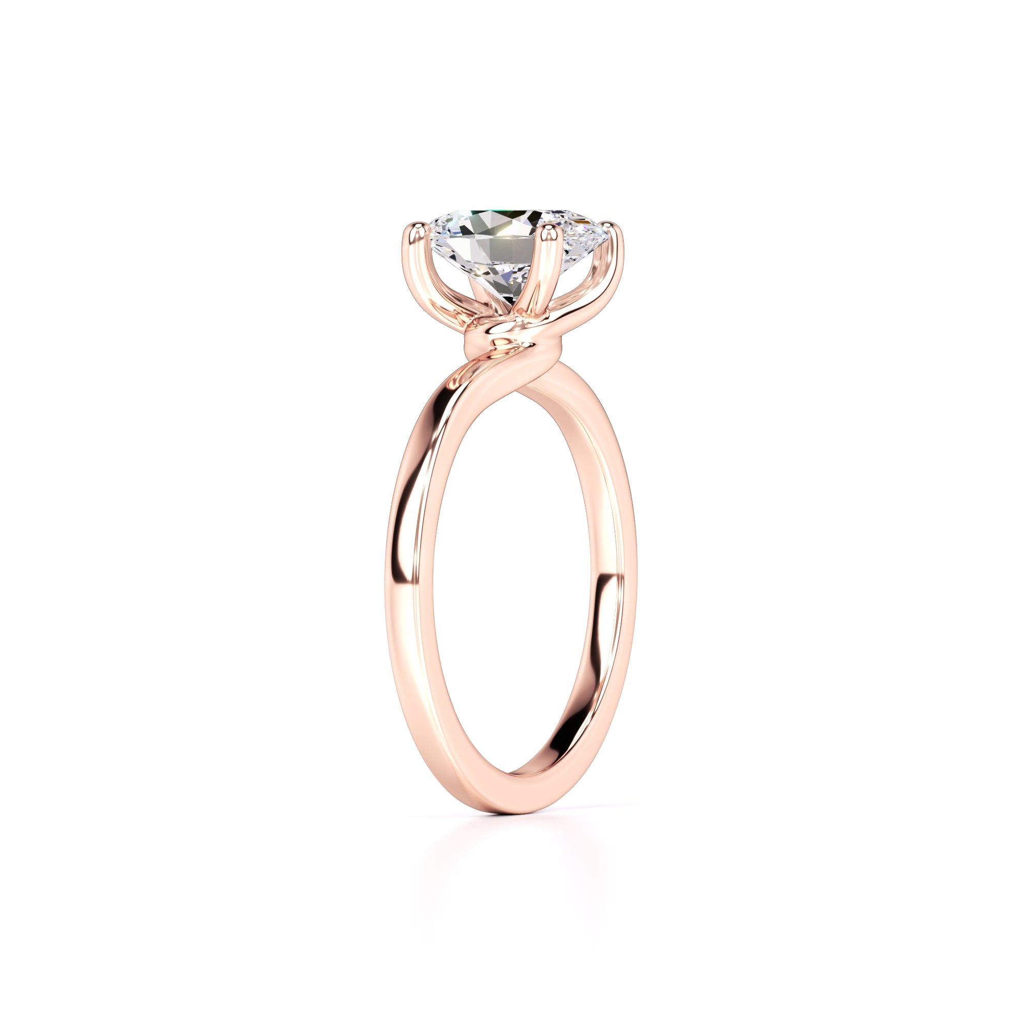 Diana Lab Grown Diamond Ring | Rose Gold | 3
