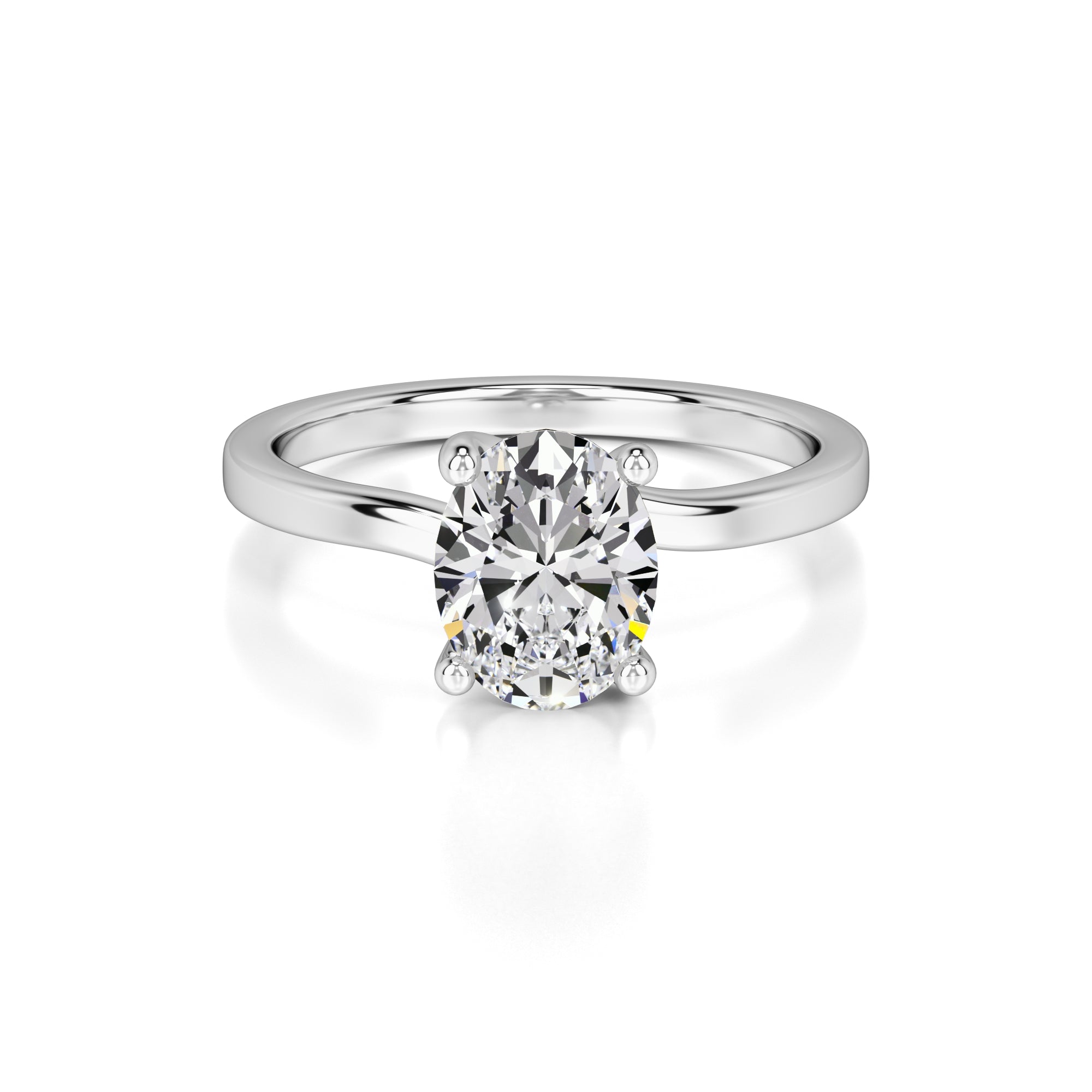 Diana Lab Grown Diamond Ring | White Gold | 1