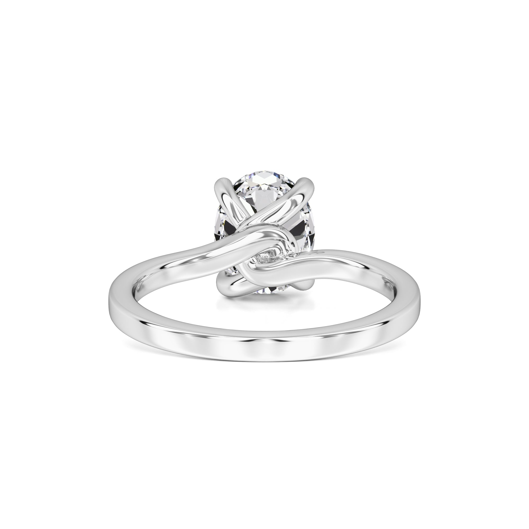 Diana Moissanite Ring | White Gold | 3