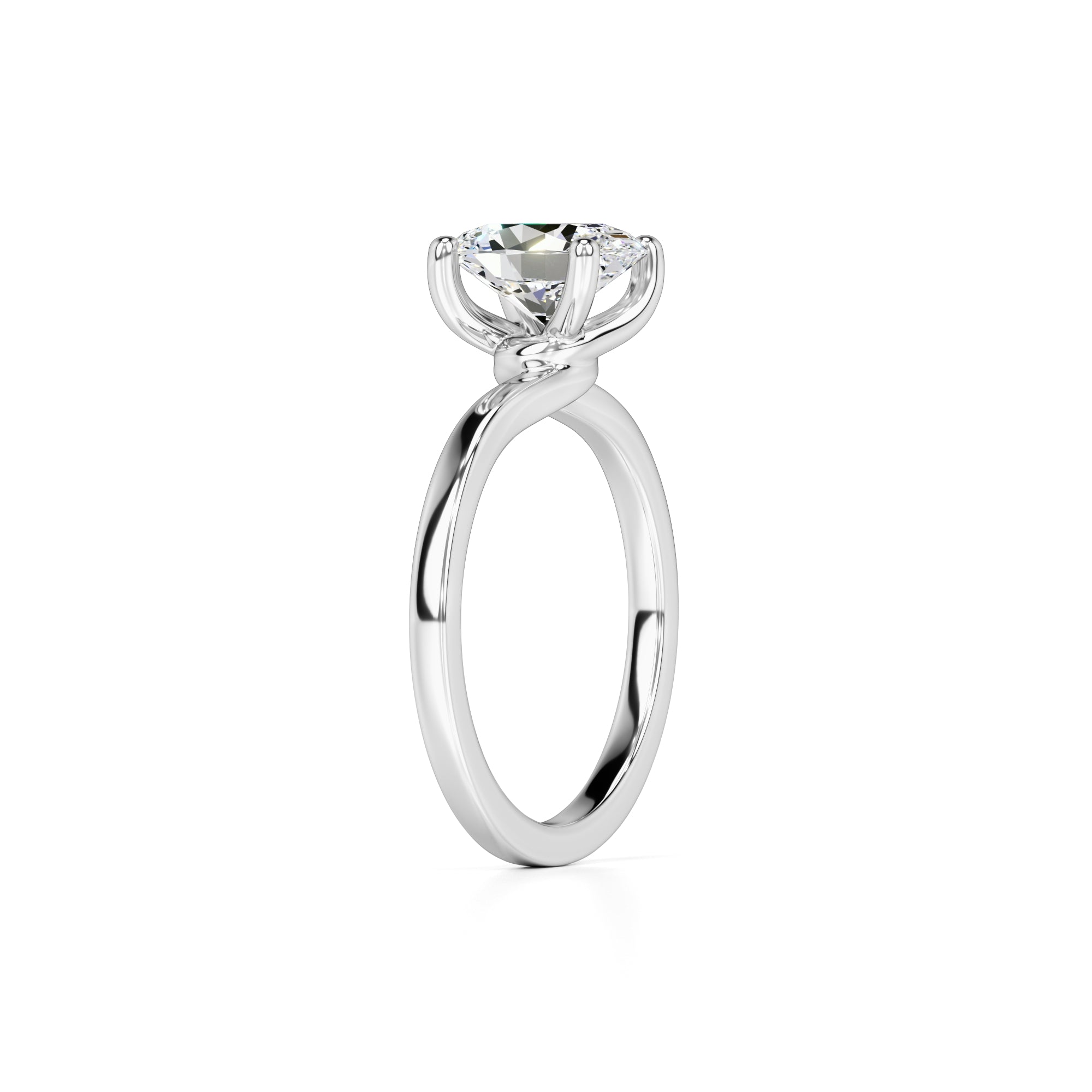 Diana Lab Grown Diamond Ring | White Gold | 3