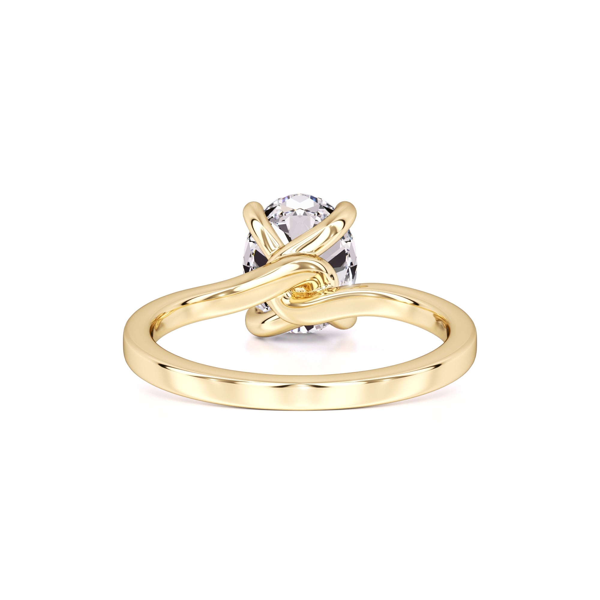 Diana Moissanite Ring | Yellow Gold | 3