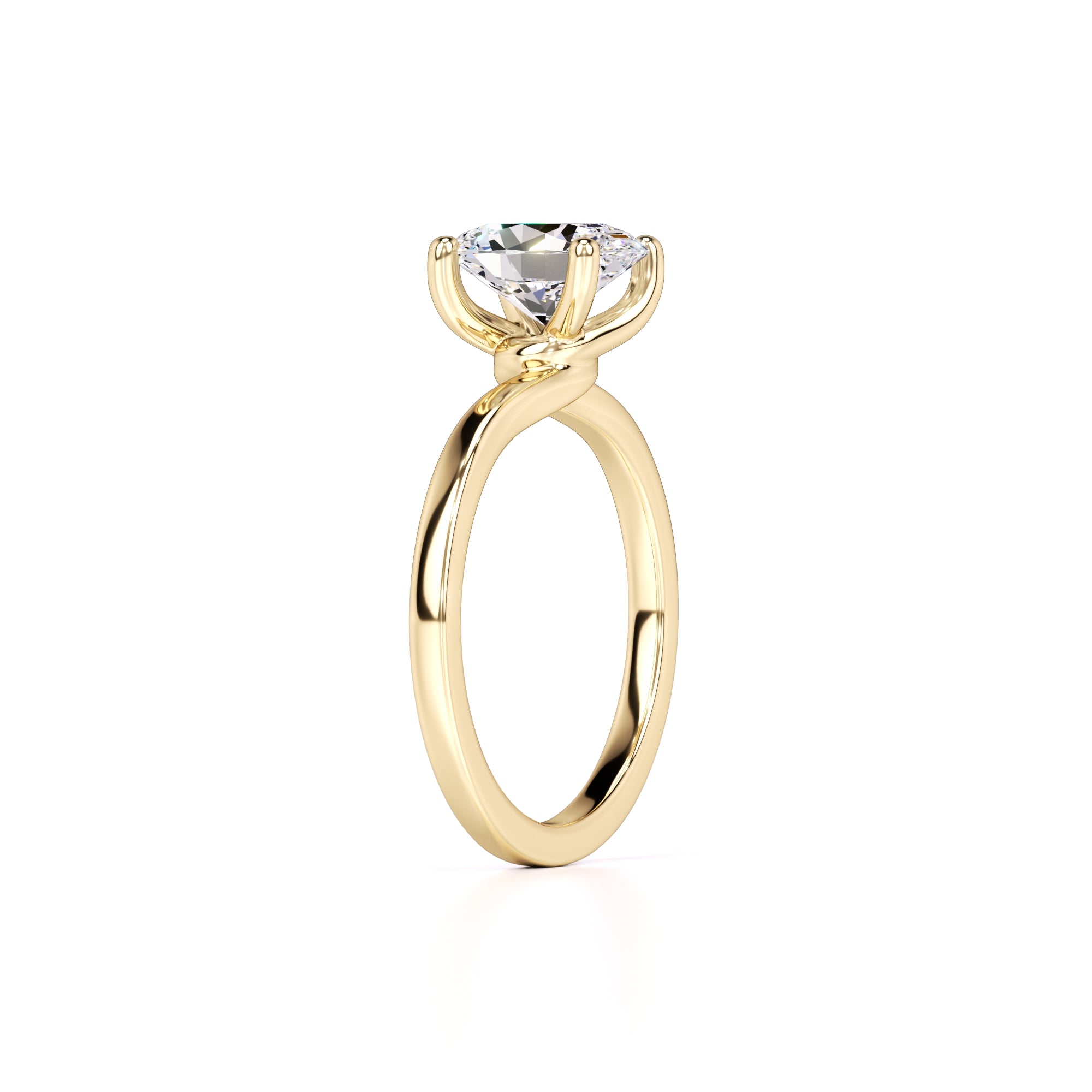 Diana Lab Grown Diamond Ring | Yellow Gold | 3