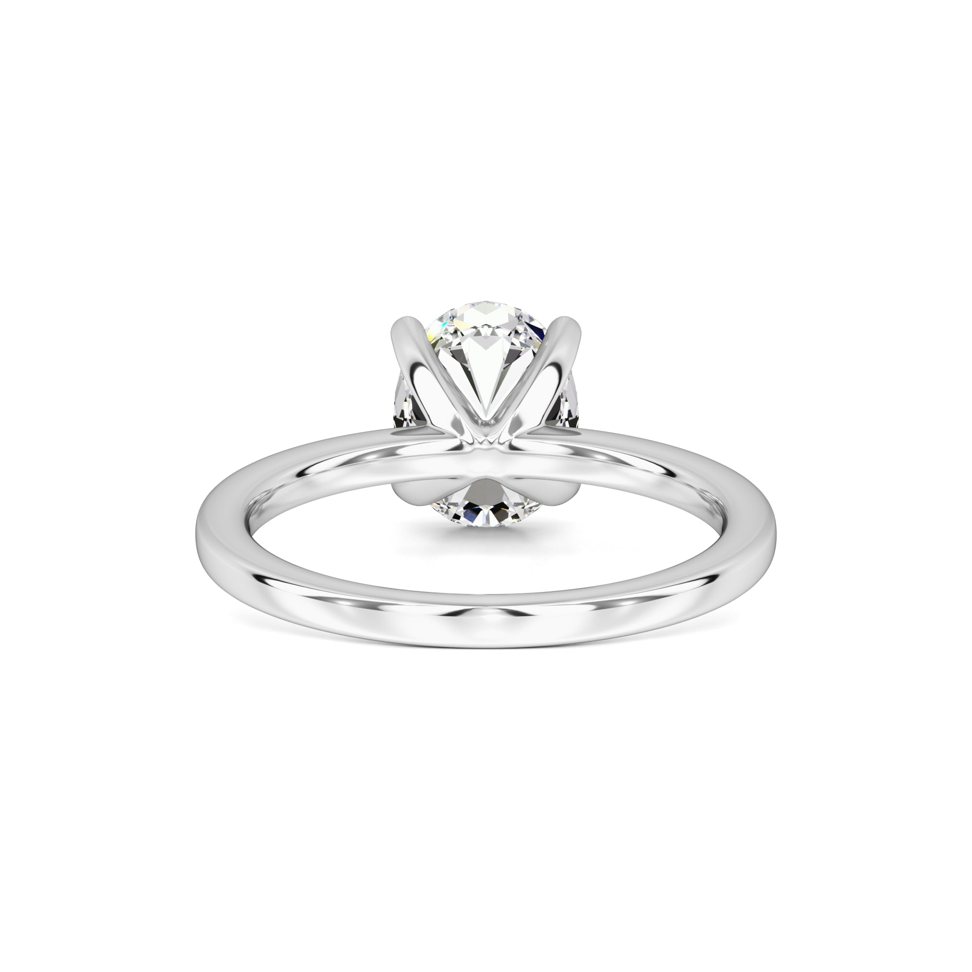 Emilia Moissanite Ring | White Gold | 3