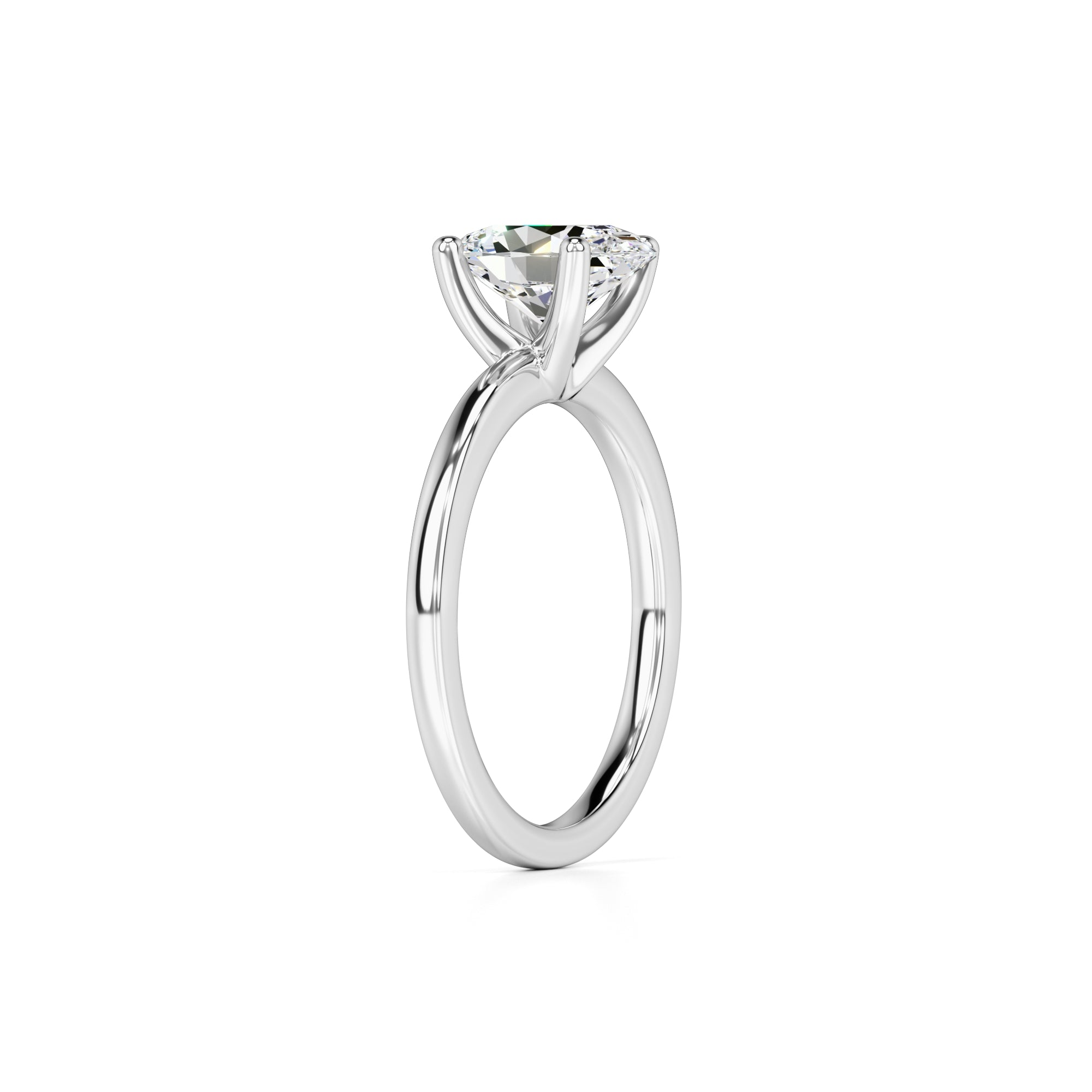 Emilia Lab Grown Diamond Ring | White Gold | 3