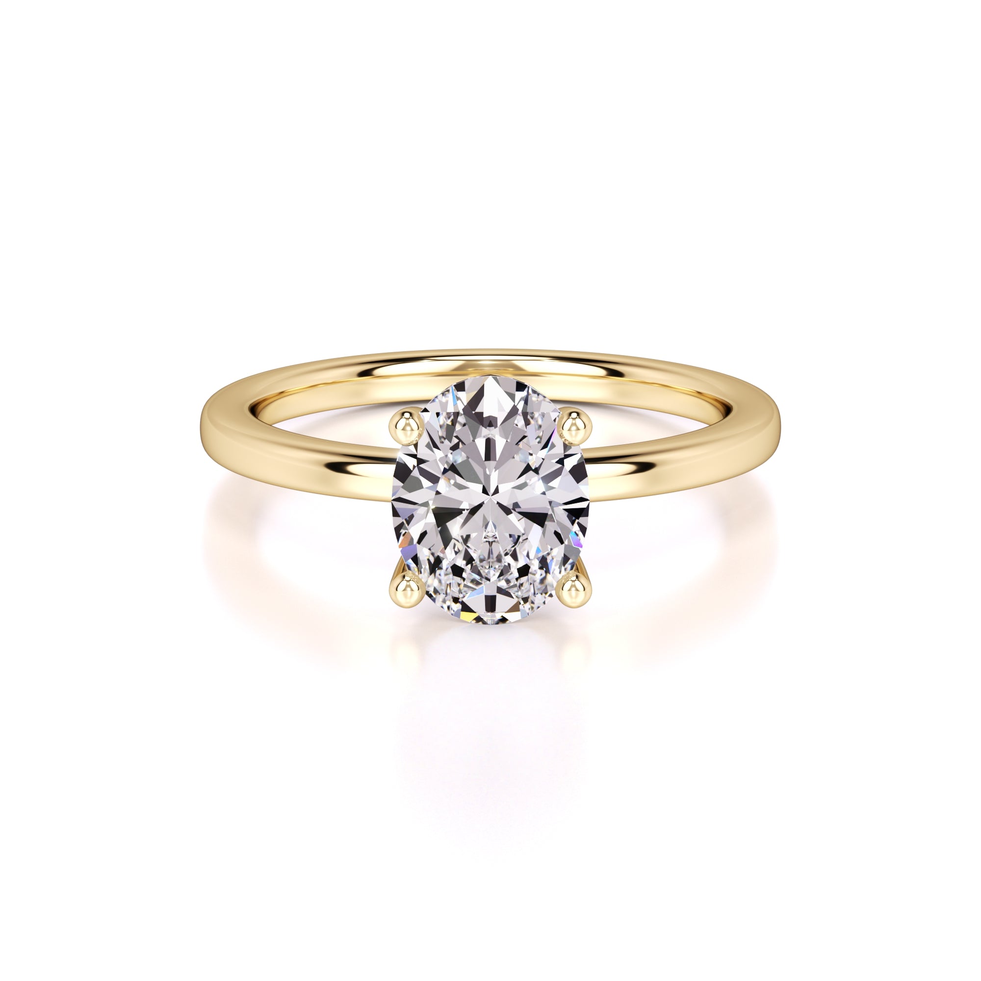 Emilia Lab Grown Diamond Ring | Yellow Gold | 1