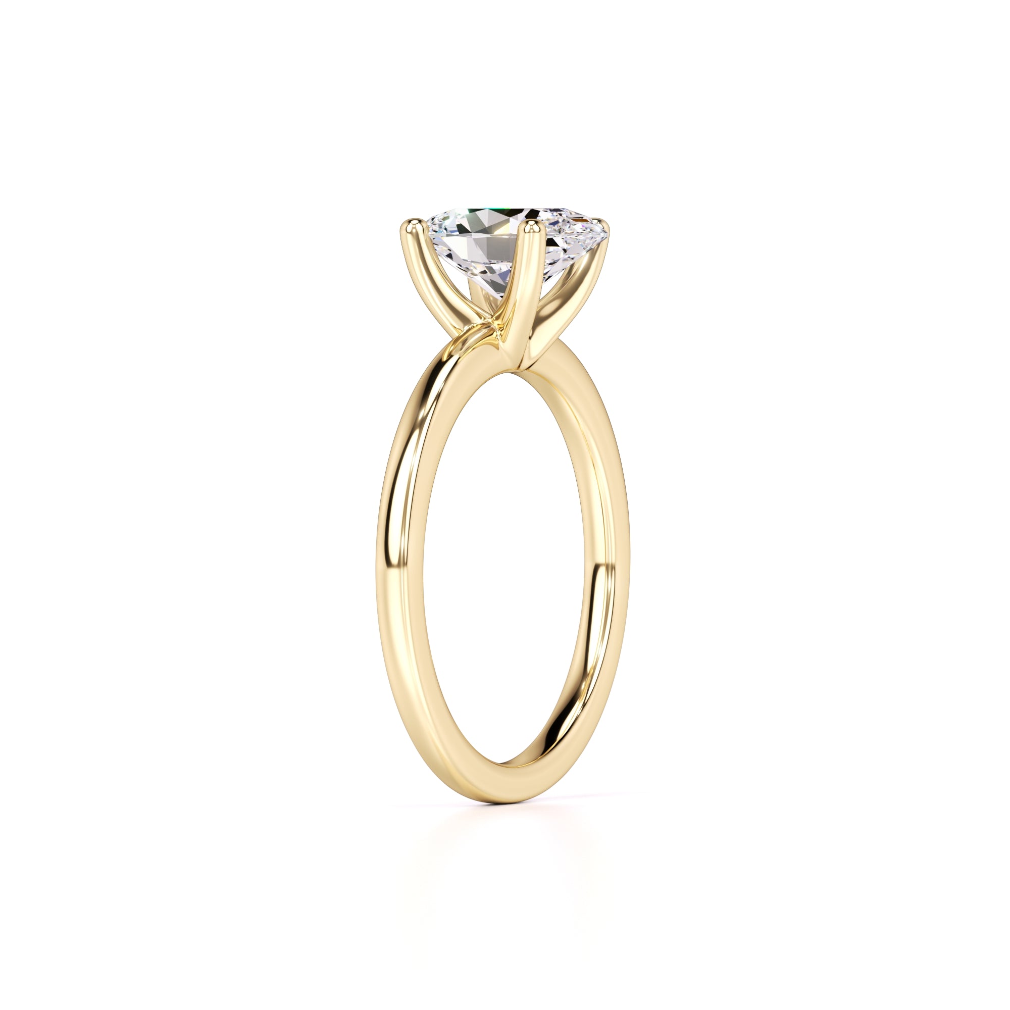 Emilia Lab Grown Diamond Ring | Yellow Gold | 3