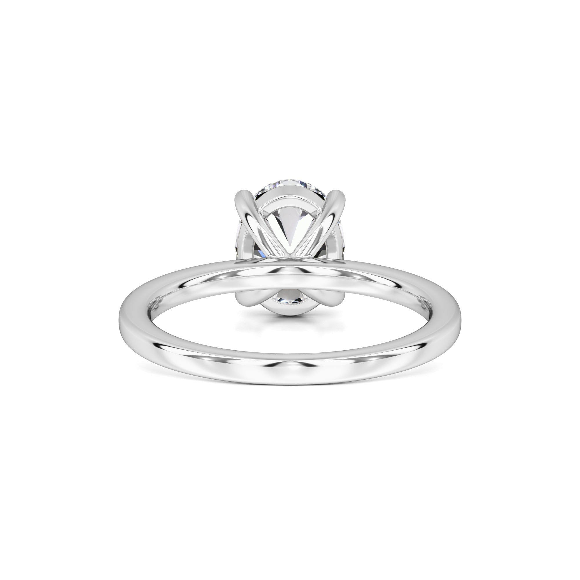 Maria Moissanite Ring | White Gold | 3