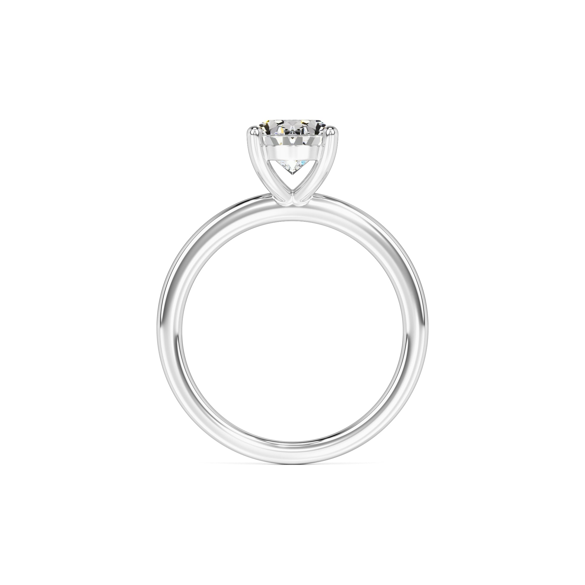 Maria Moissanite Ring | White Gold | 4
