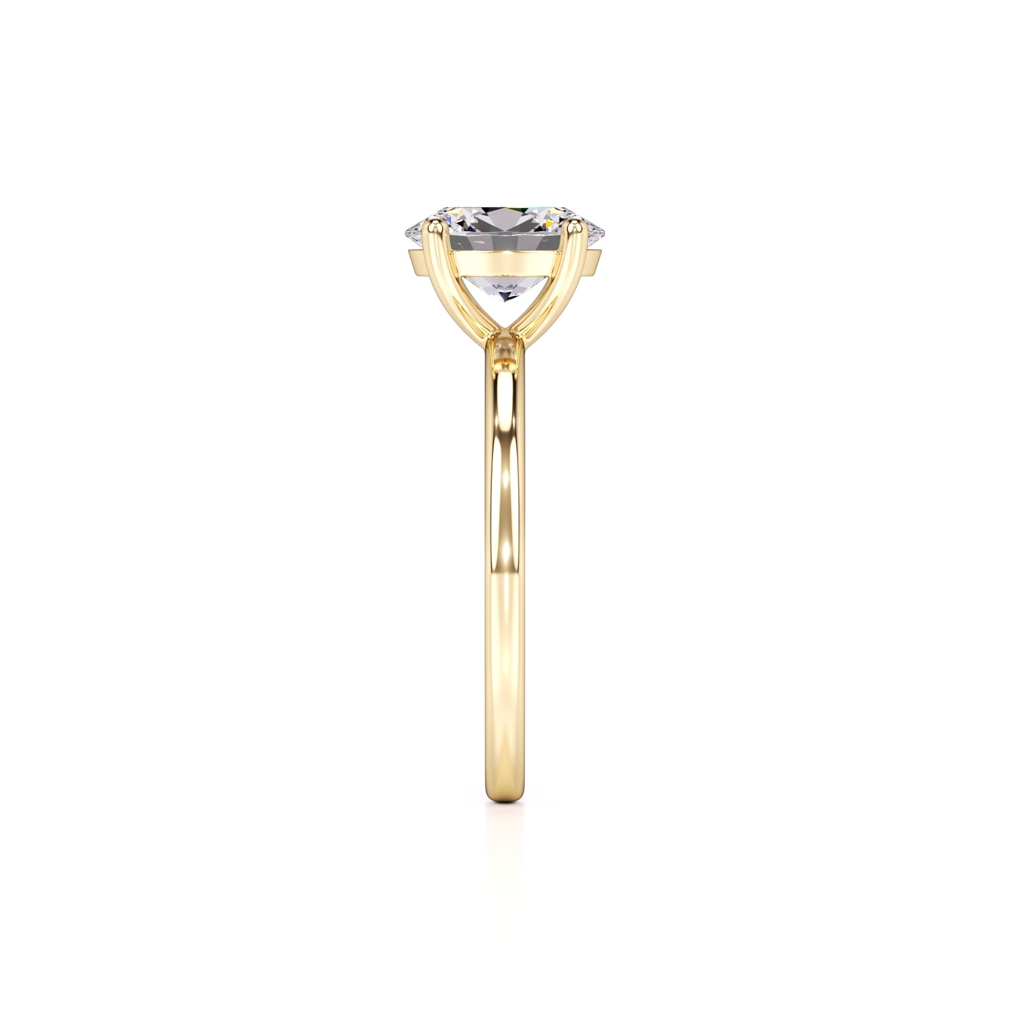 Maria Lab Grown Diamond Ring | Yellow Gold | 4