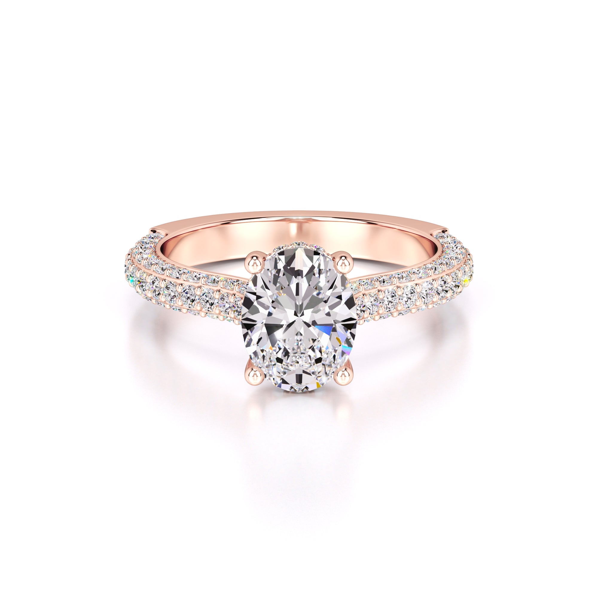Hayden Lab Grown Diamond Ring | Rose Gold | 1