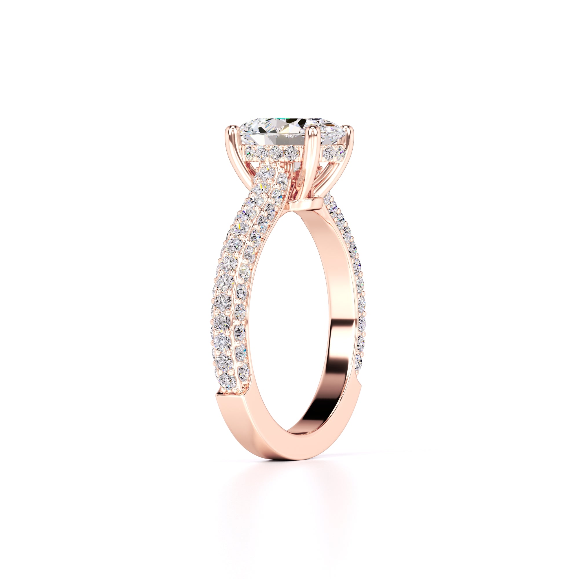 Hayden Lab Grown Diamond Ring | Rose Gold | 3