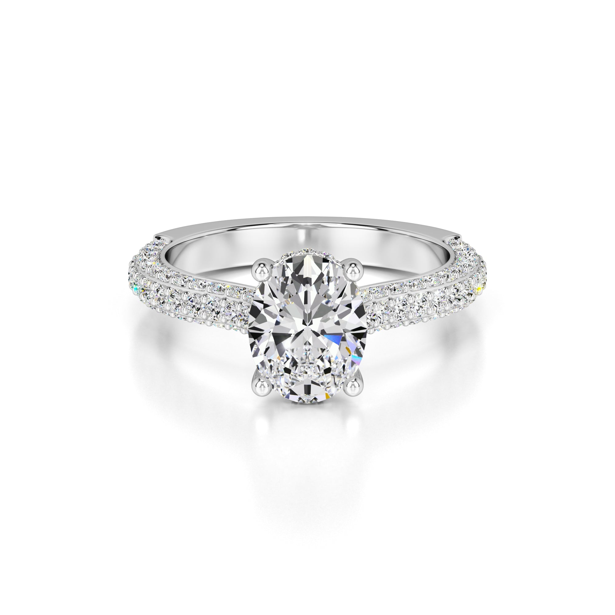 Hayden Lab Grown Diamond Ring | White Gold | 1