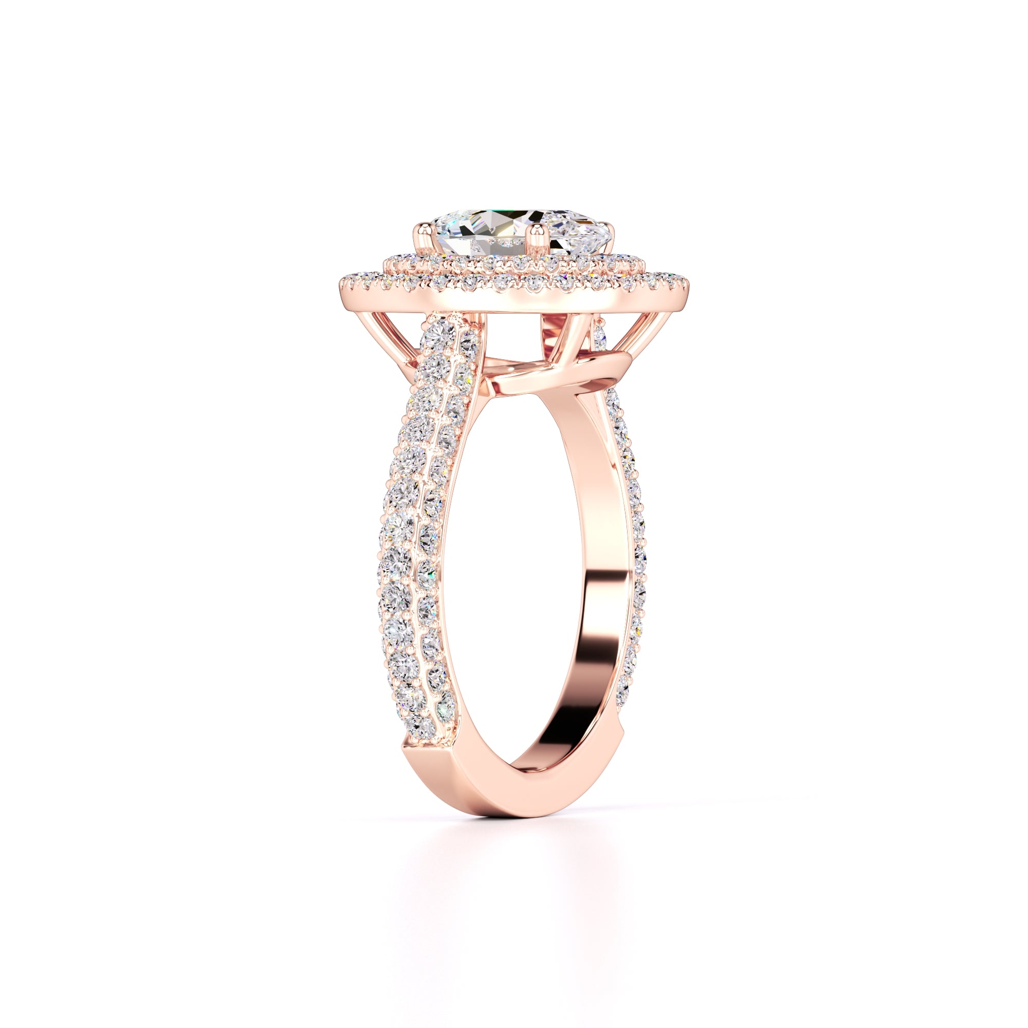 Jordan Lab Grown Diamond Ring | Rose Gold | 3