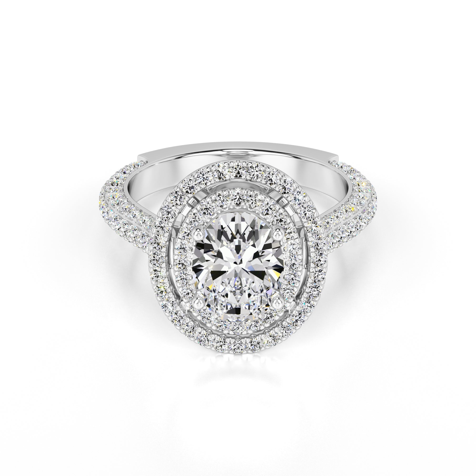 Jordan Lab Grown Diamond Ring | White Gold | 1