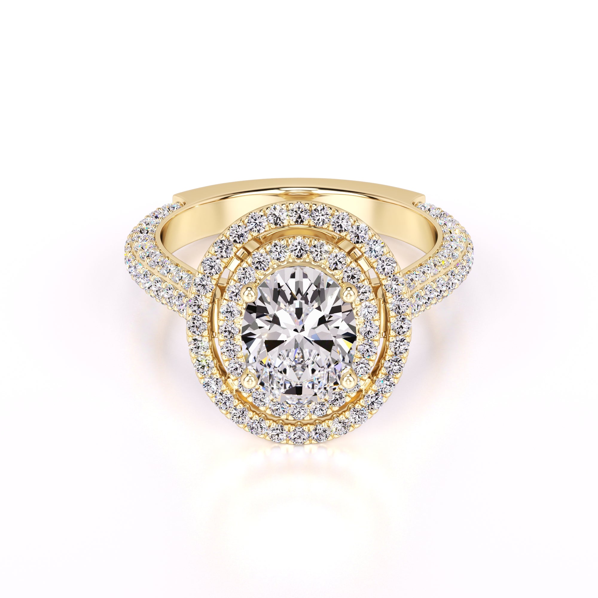 Jordan Lab Grown Diamond Ring | Yellow Gold | 1