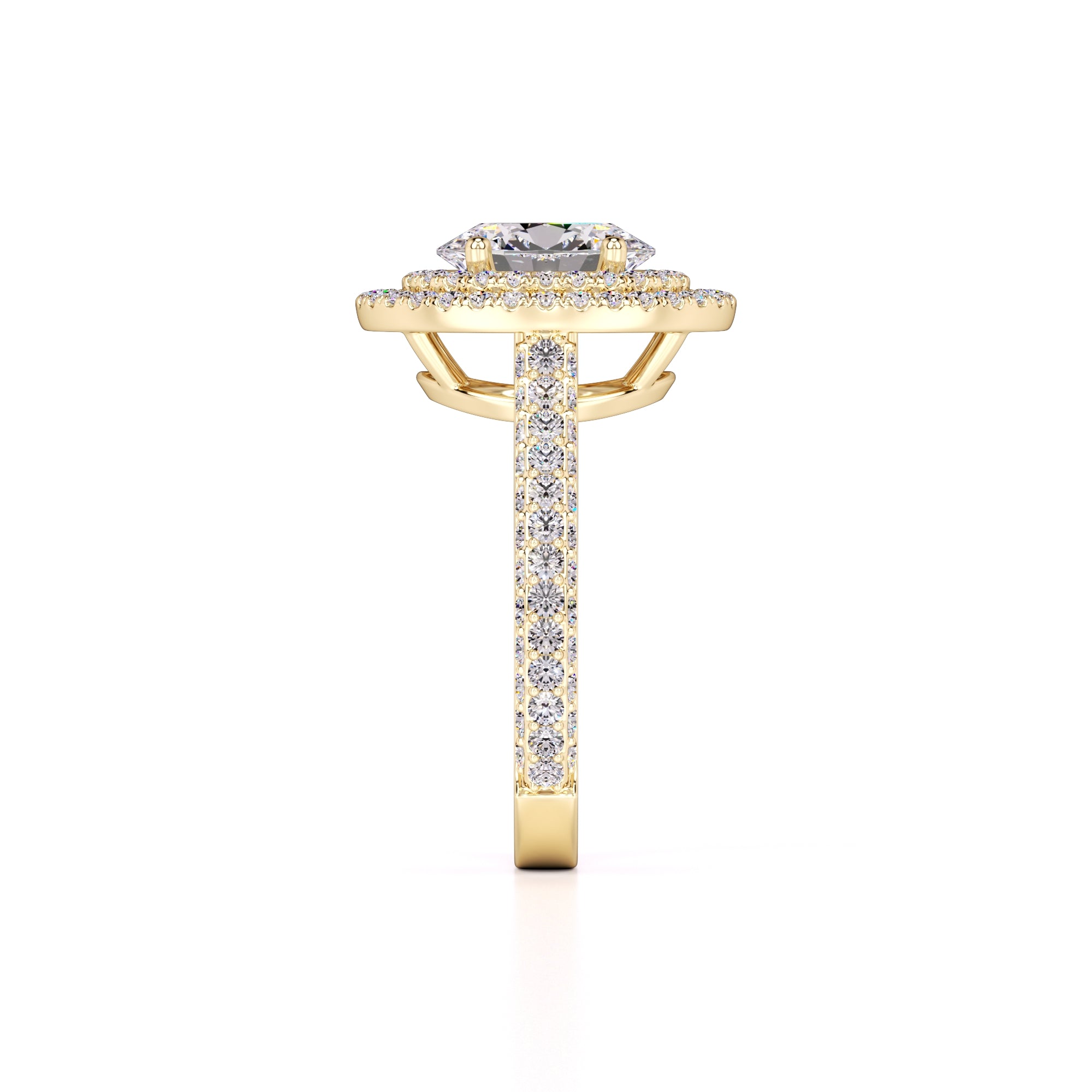Jordan Lab Grown Diamond Ring | Yellow Gold | 4