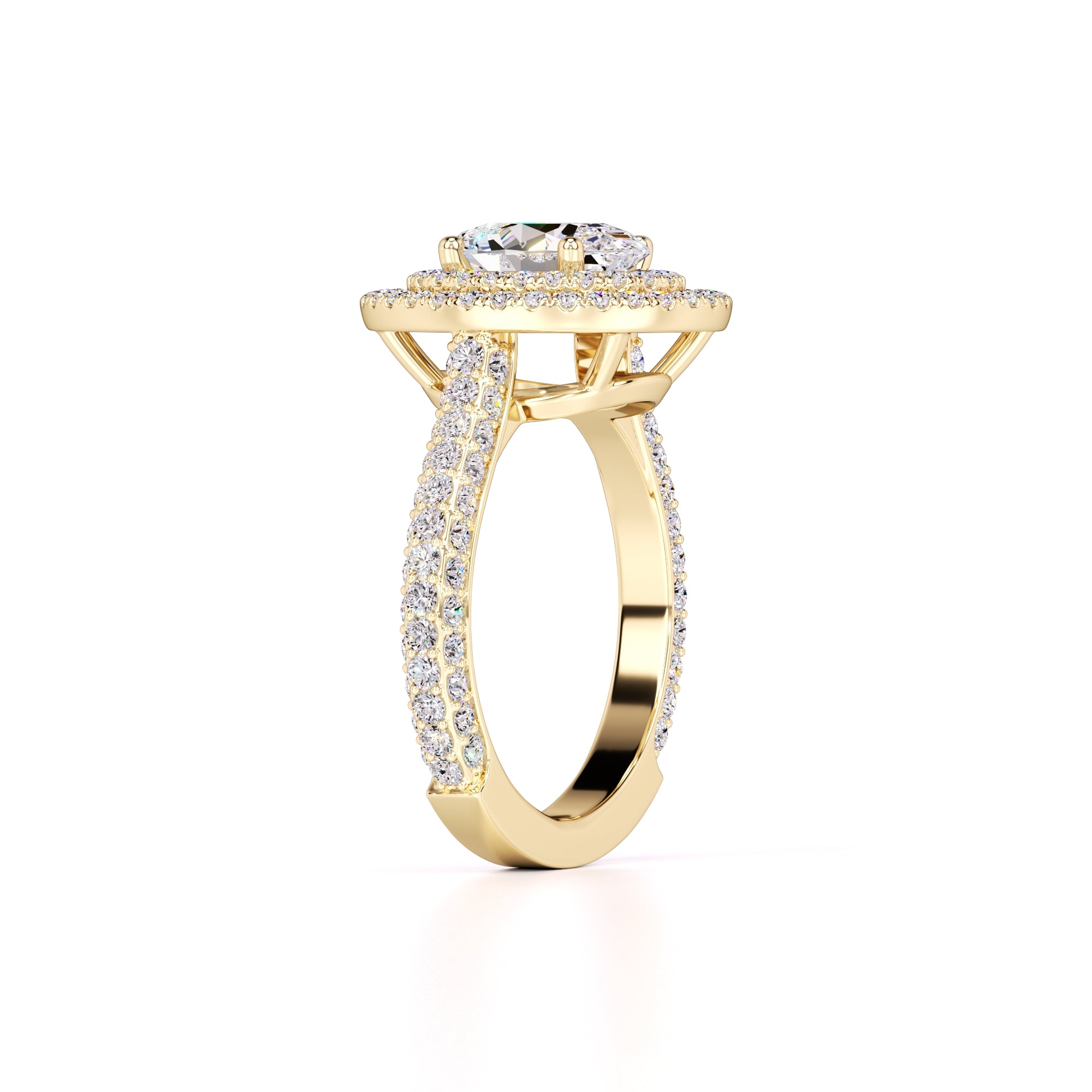 Jordan Lab Grown Diamond Ring | Yellow Gold | 3