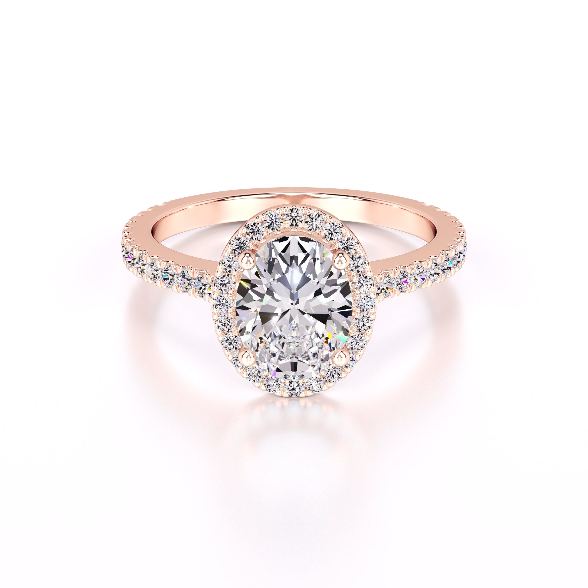 Marisol Lab Grown Diamond Ring | Rose Gold | 1