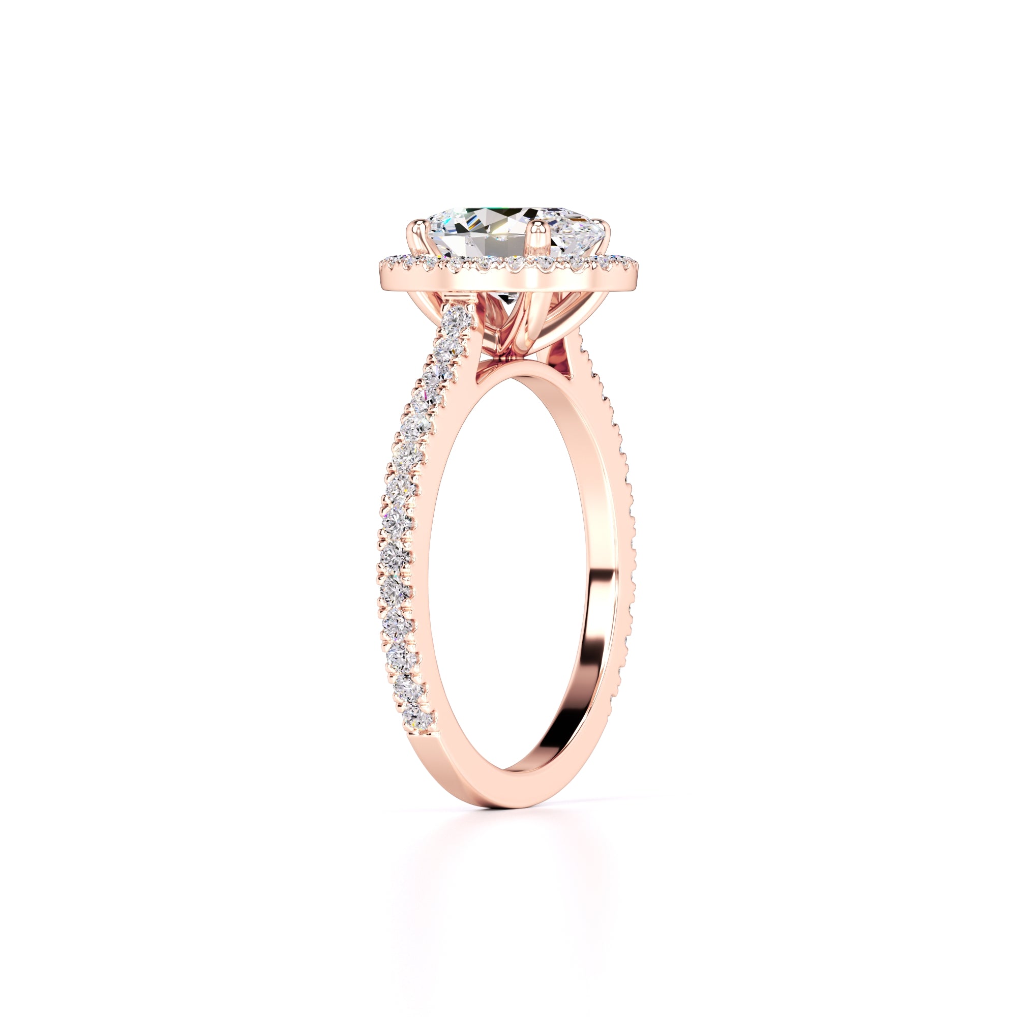 Marisol Lab Grown Diamond Ring | Rose Gold | 3
