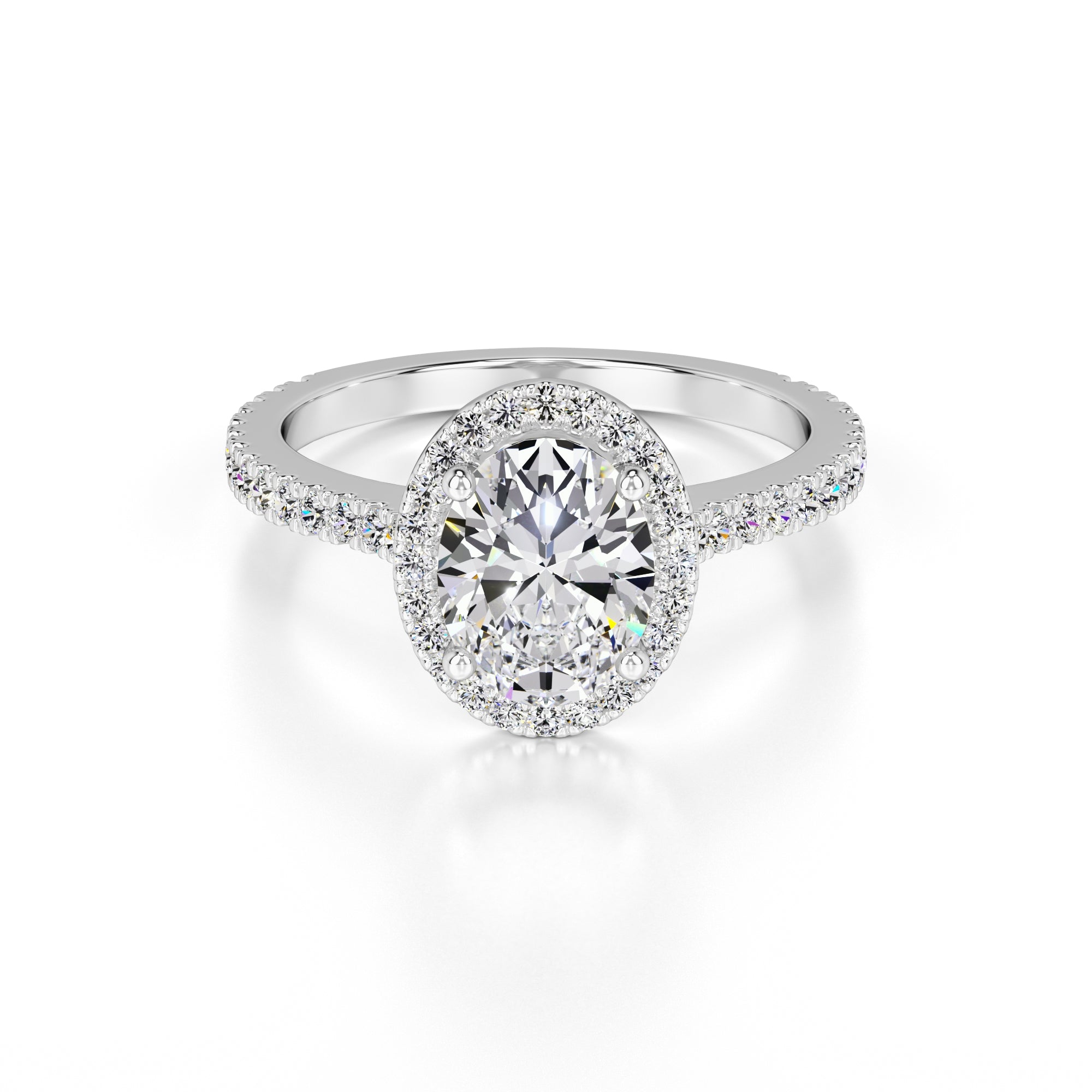 Marisol Lab Grown Diamond Ring | White Gold | 1