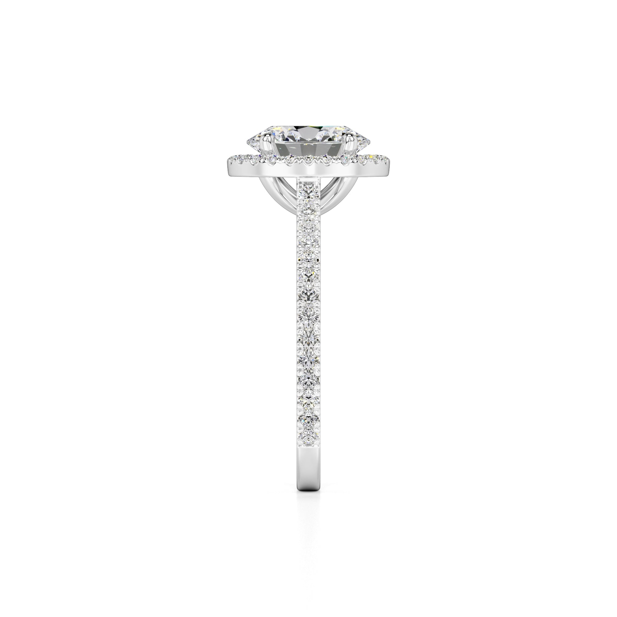 Marisol Lab Grown Diamond Ring | White Gold | 4