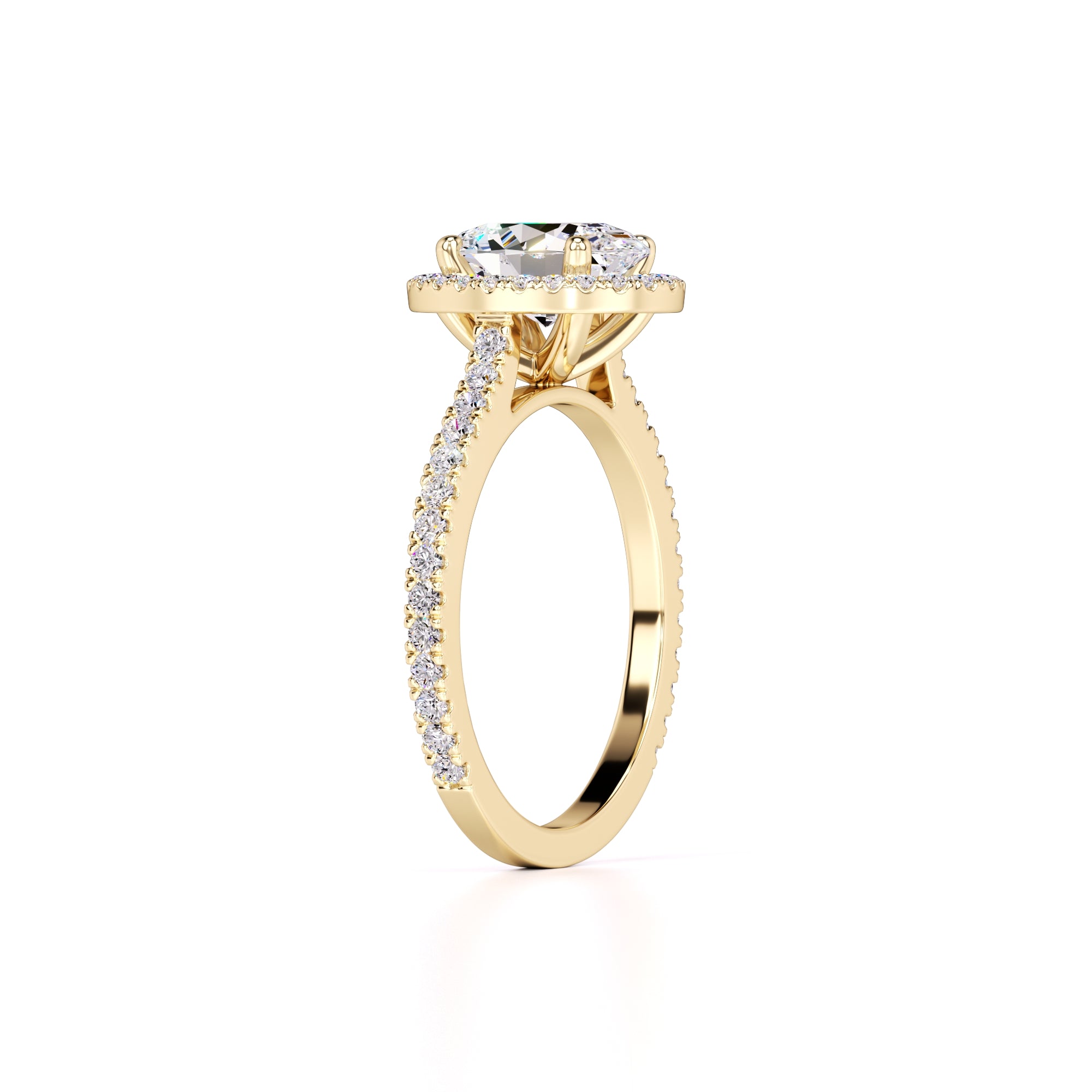 Marisol Lab Grown Diamond Ring | Yellow Gold | 3
