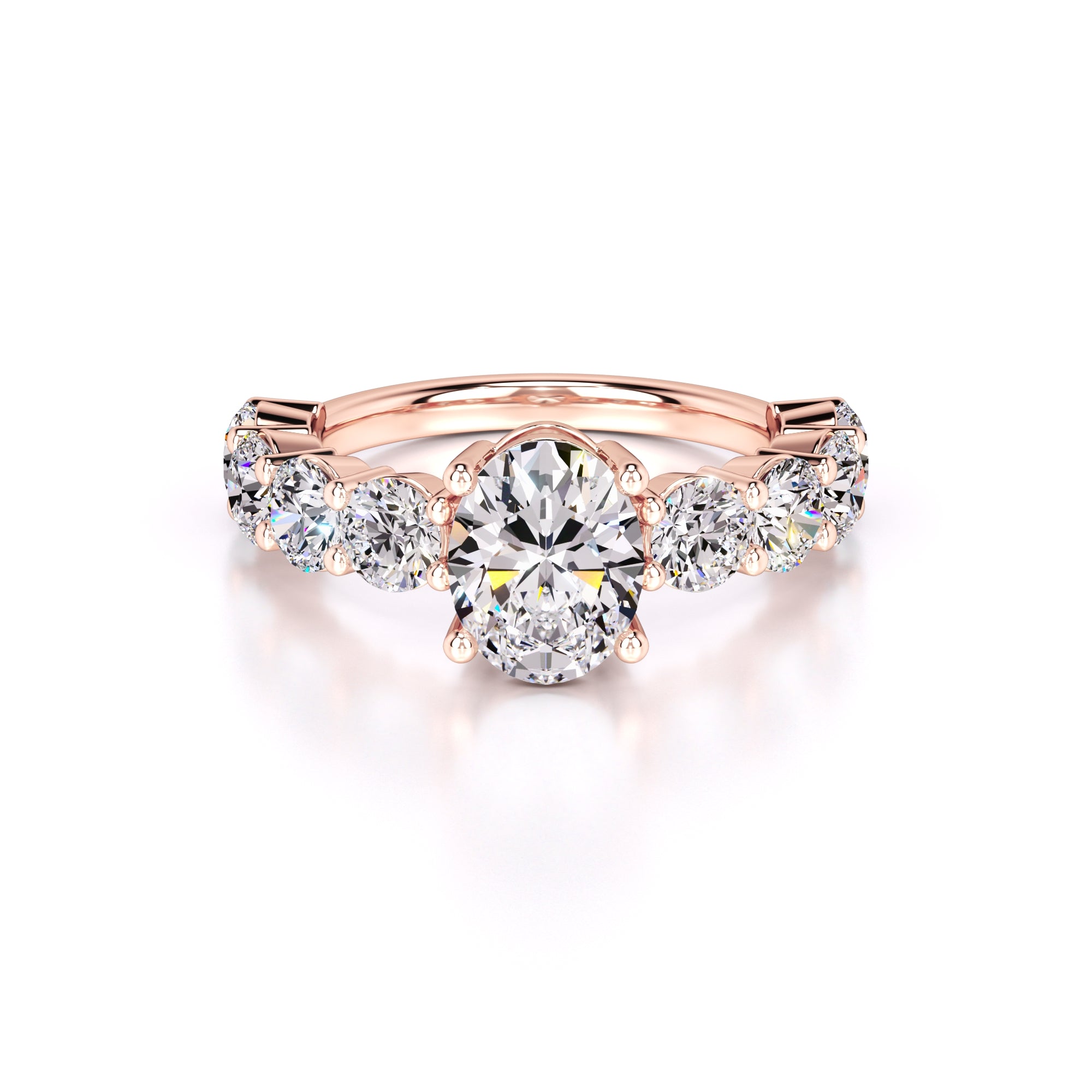 Teresa Lab Grown Diamond Ring | Rose Gold | 1