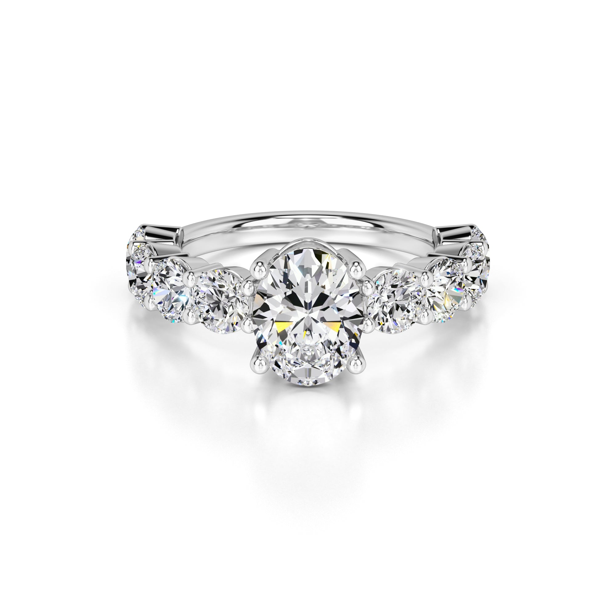 Teresa Lab Grown Diamond Ring | White Gold | 1