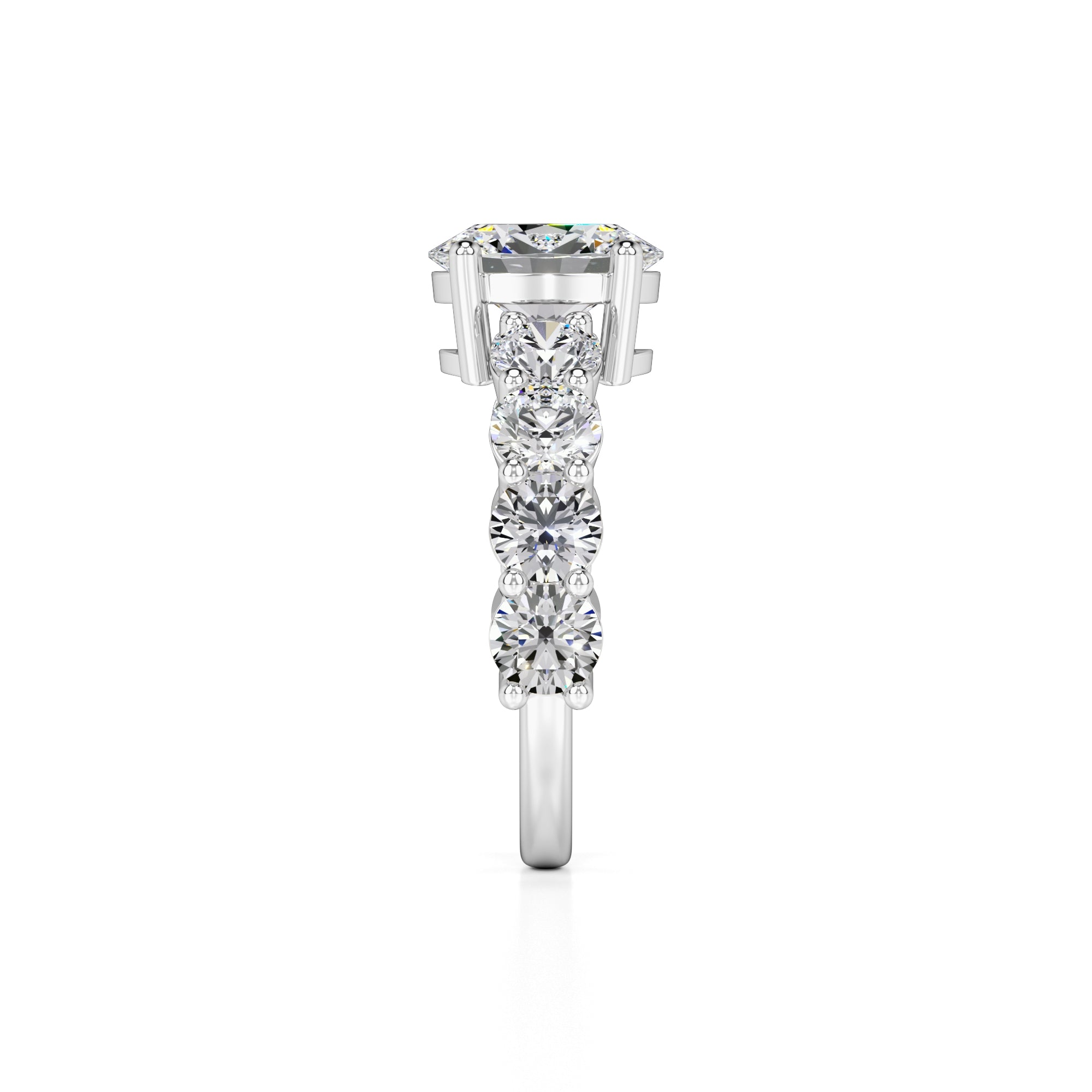 Teresa Lab Grown Diamond Ring | White Gold | 4