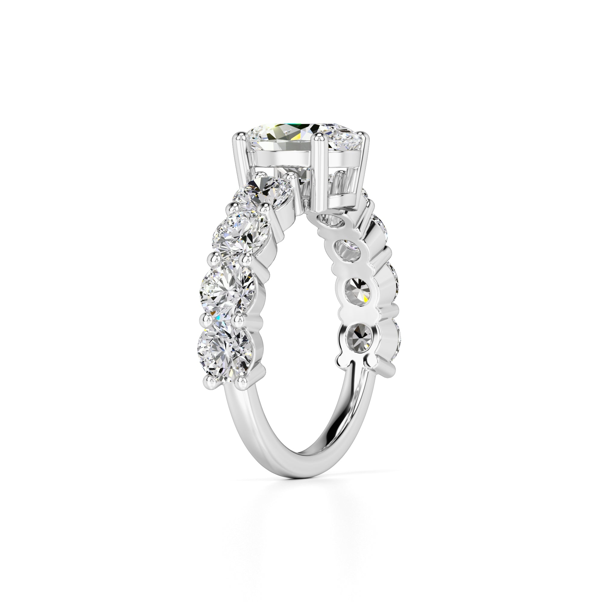 Teresa Lab Grown Diamond Ring | White Gold | 3