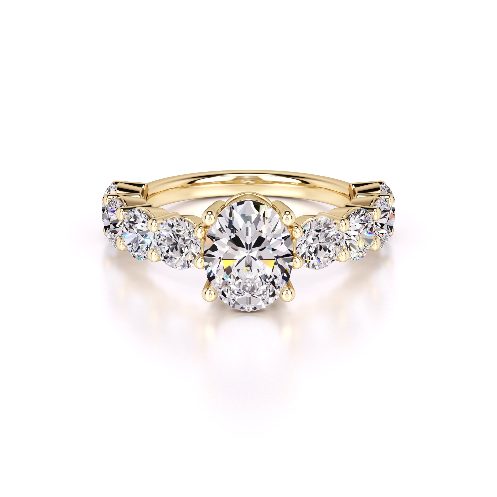 Teresa Lab Grown Diamond Ring | Yellow Gold | 1