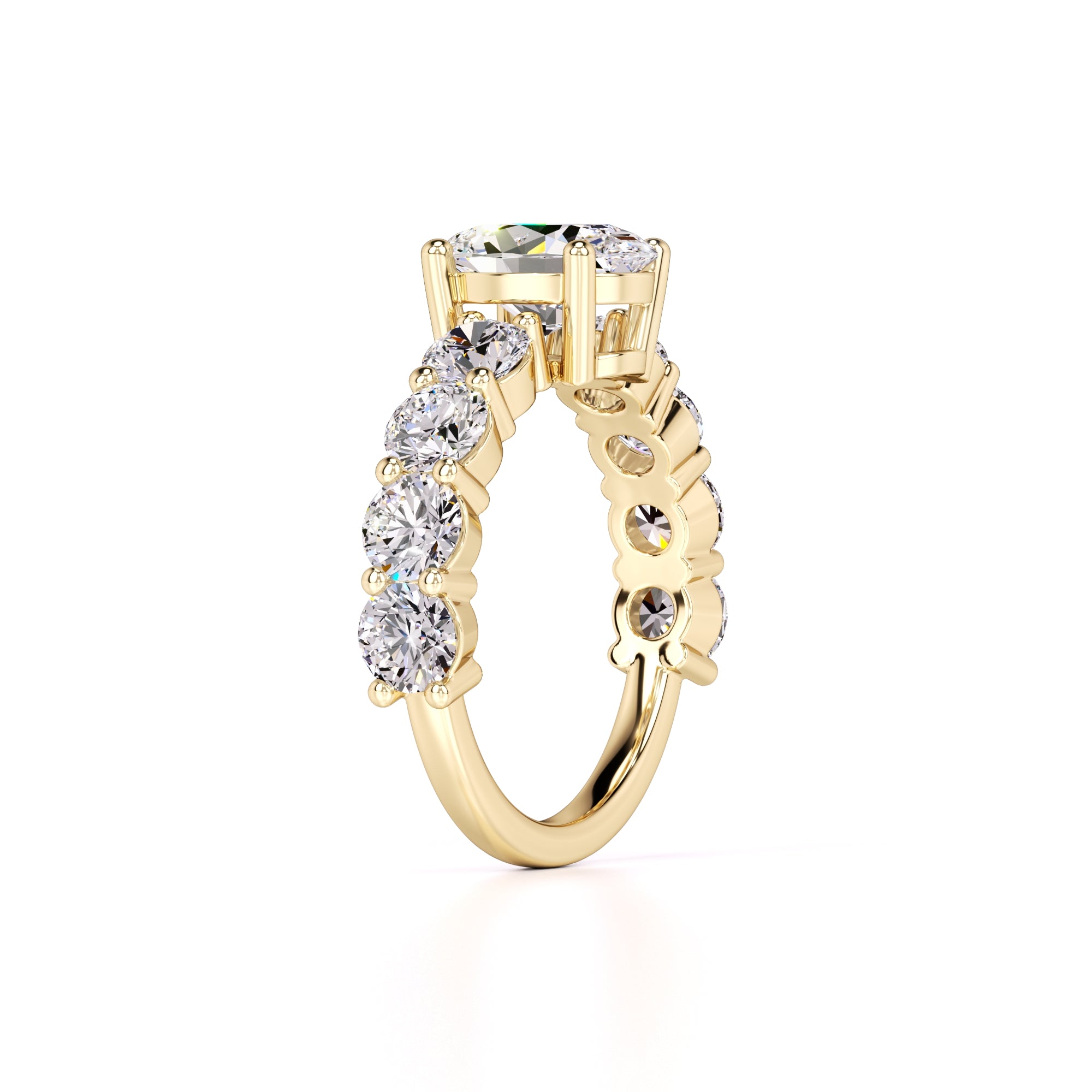 Teresa Lab Grown Diamond Ring | Yellow Gold | 3