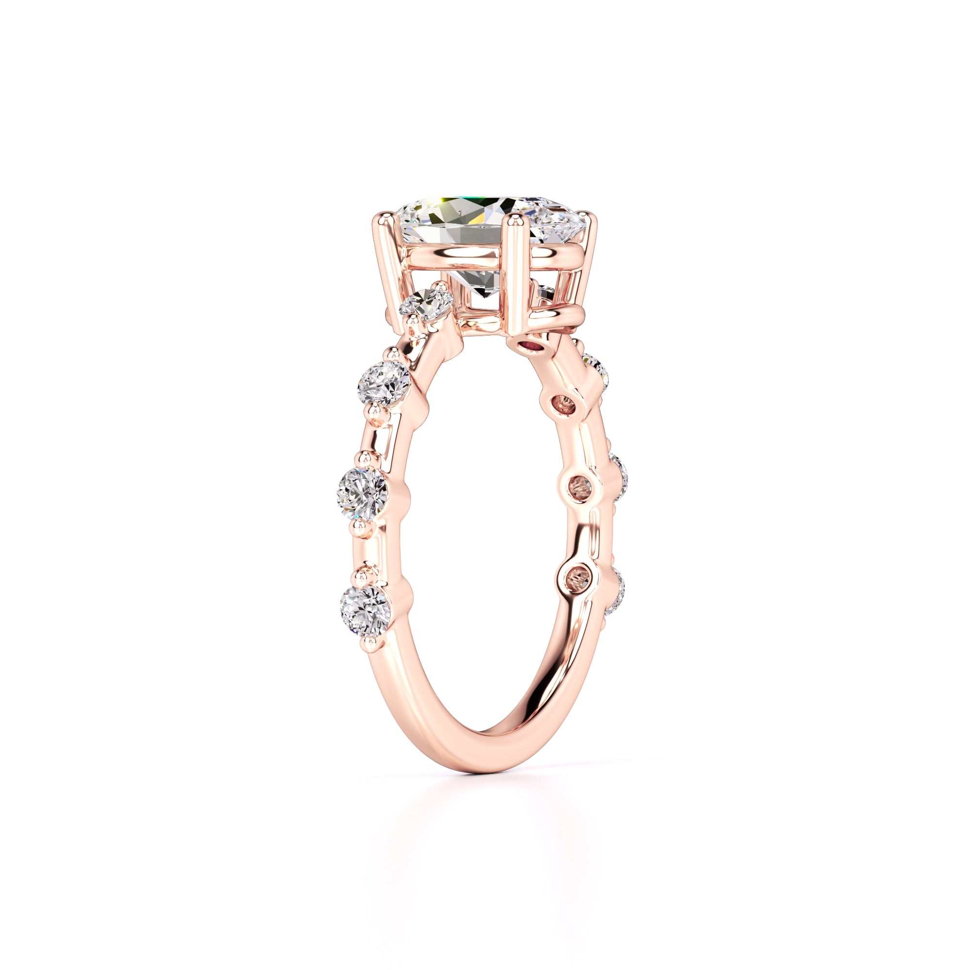 Maggie Lab Grown Diamond Ring | Rose Gold | 3