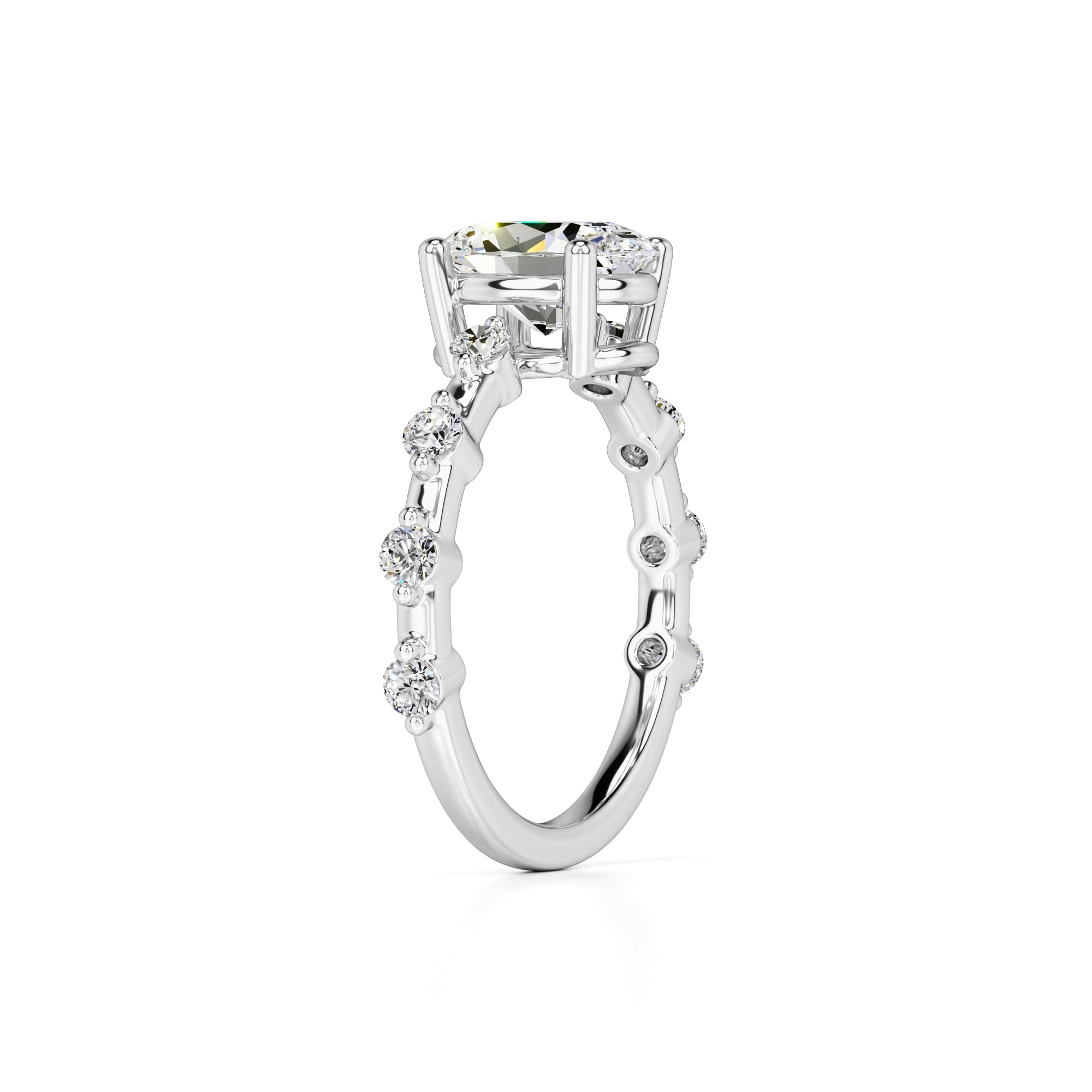 Maggie Lab Grown Diamond Ring | White Gold | 3