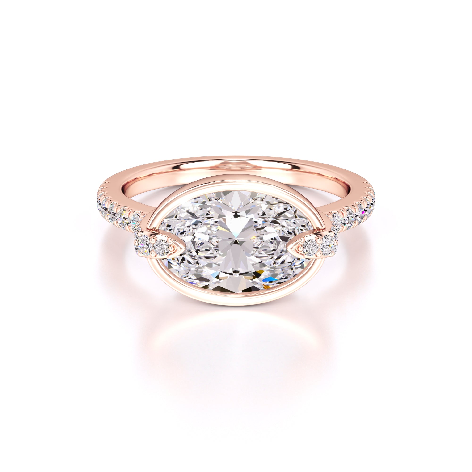 Victoria Lab Grown Diamond Ring | Rose Gold | 1