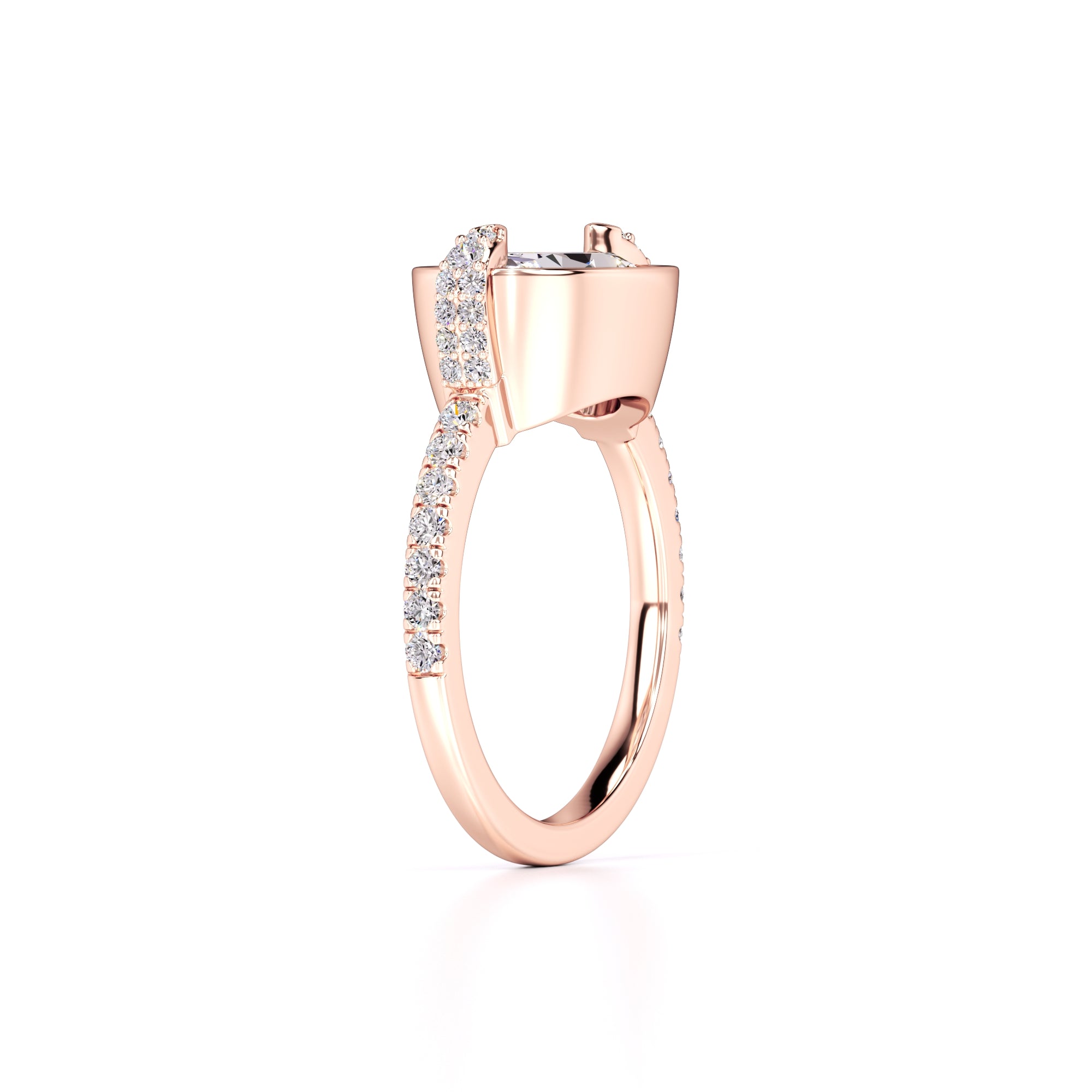Victoria Lab Grown Diamond Ring | Rose Gold | 3