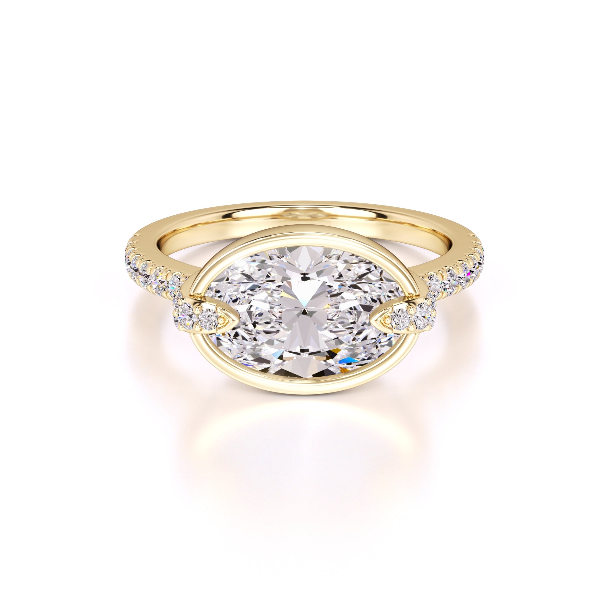 Victoria Lab Grown Diamond Ring | Yellow Gold | 1
