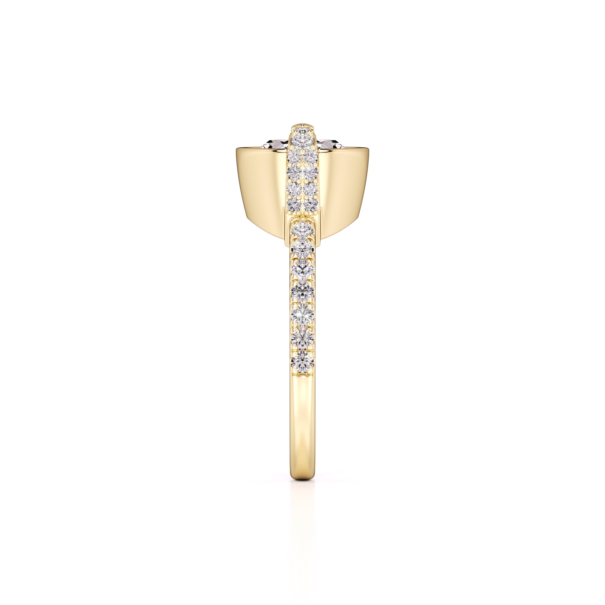 Victoria Lab Grown Diamond Ring | Yellow Gold | 4